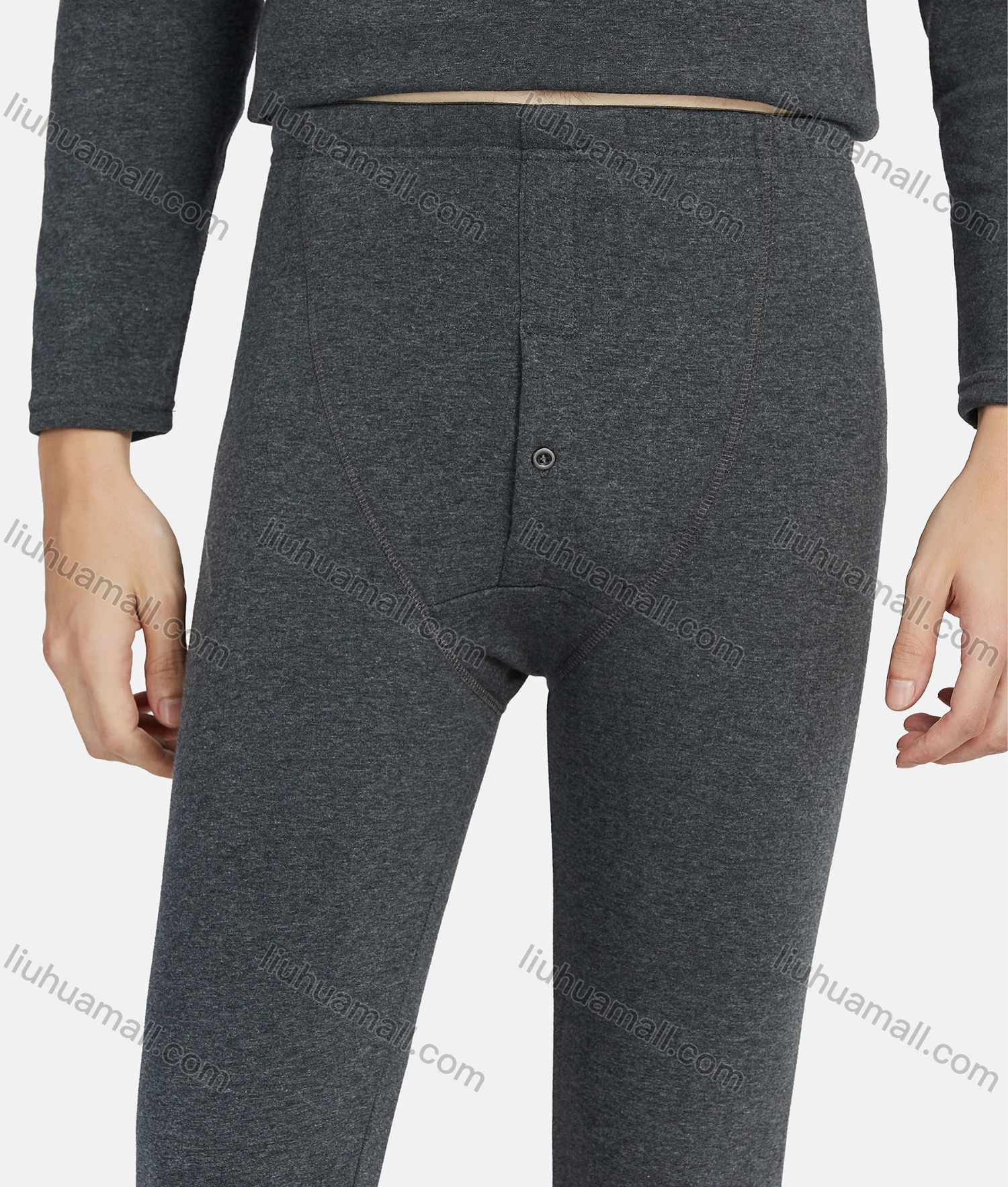 Wholesale Men's Winter Long Sleeve Tops&Pants 2 Piece Thermal Underwear Sets - Liuhuamall