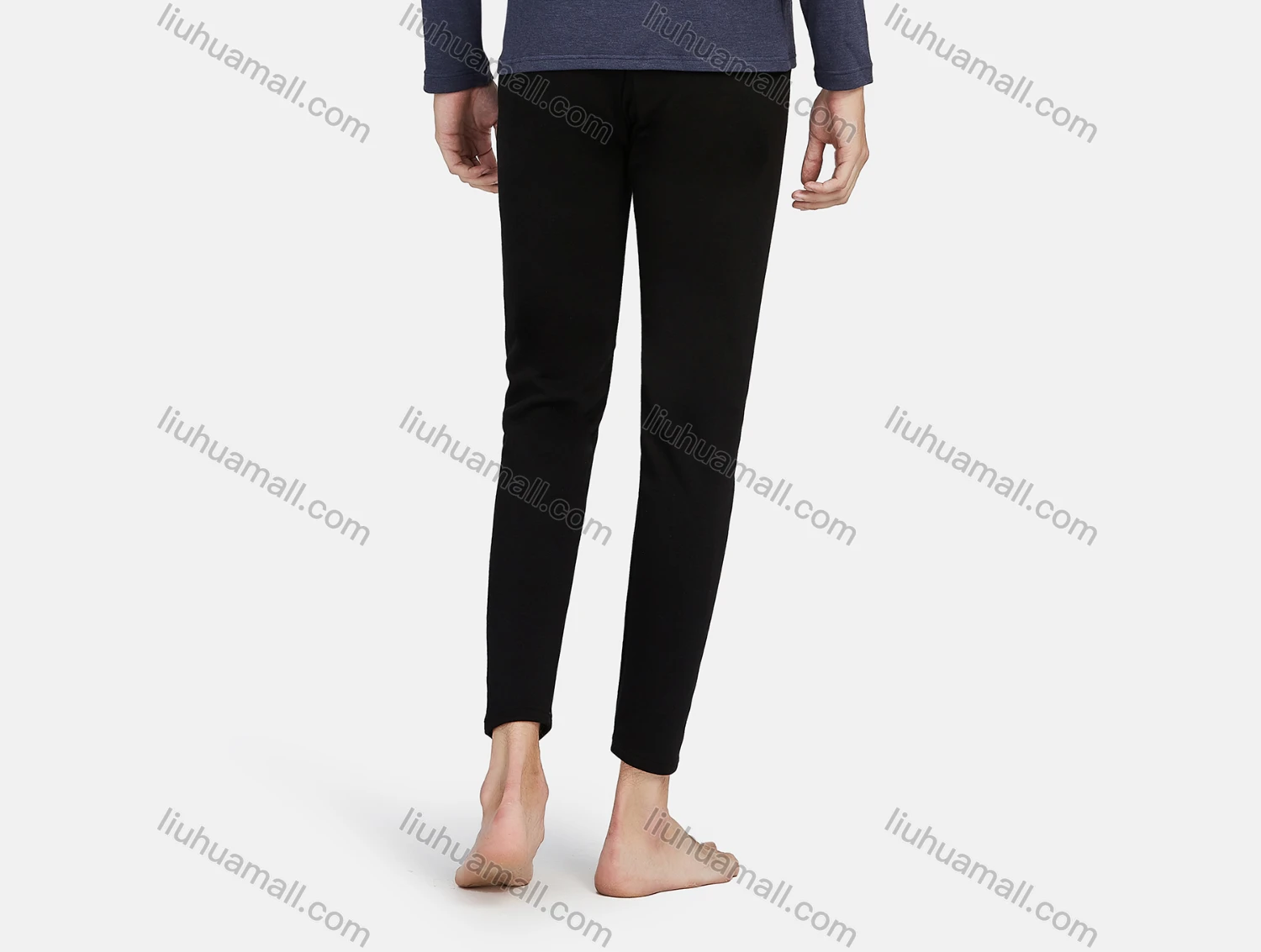 Wholesale Men's Winter Comfy Crew Neck Long Sleeve Underwear Tops - Liuhuamall