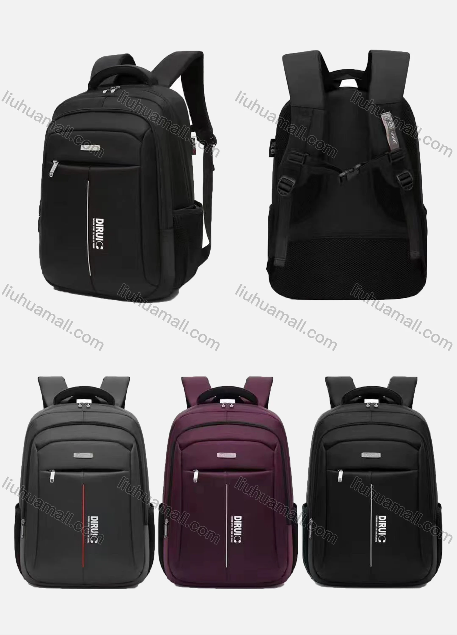 Wholesale Business Durable Water Resistant College School Computer Bag Laptops Backpack - Liuhuamall