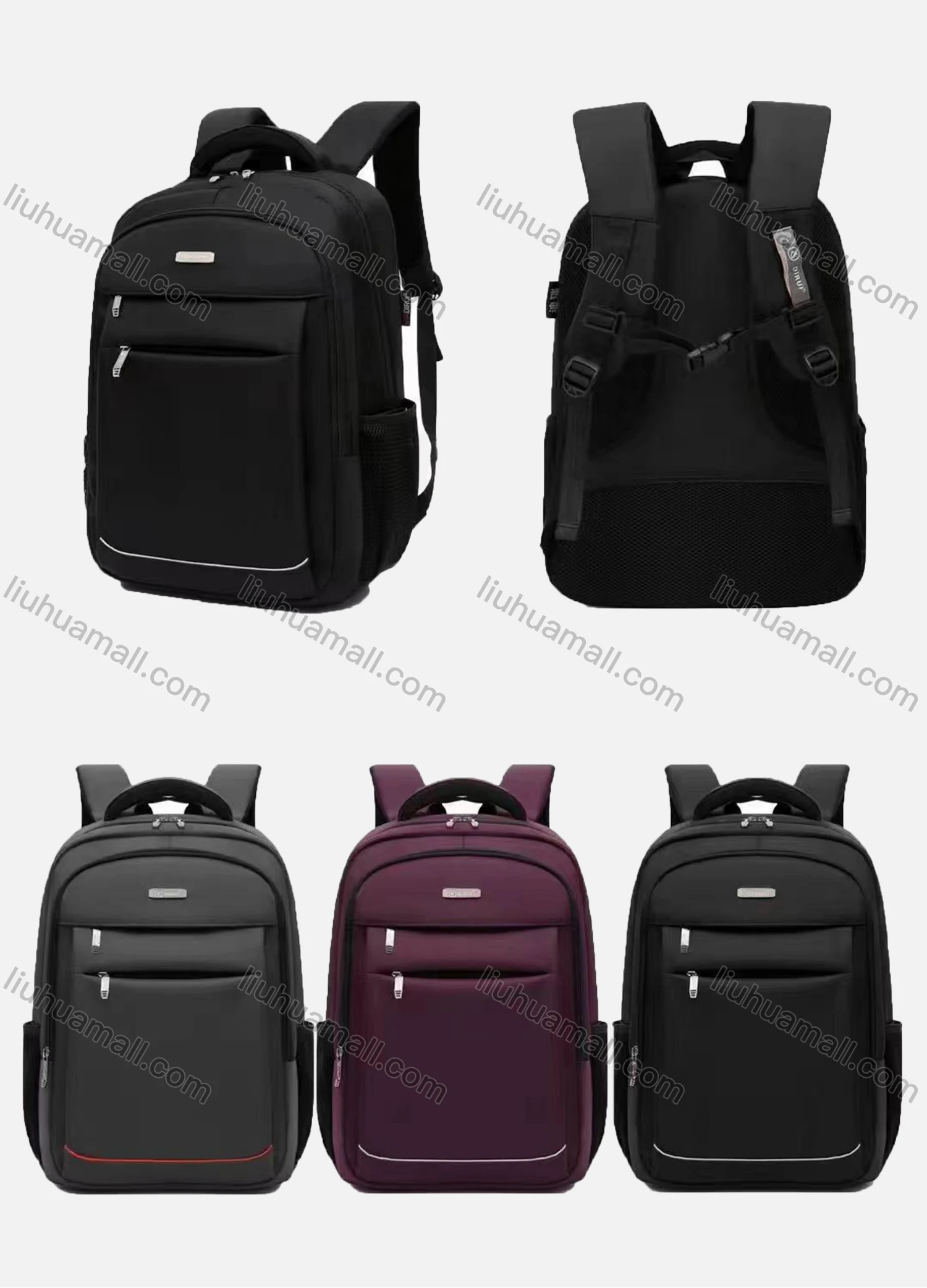 Wholesale Business Durable Water Resistant College School Computer Bag Laptops Backpack - Liuhuamall