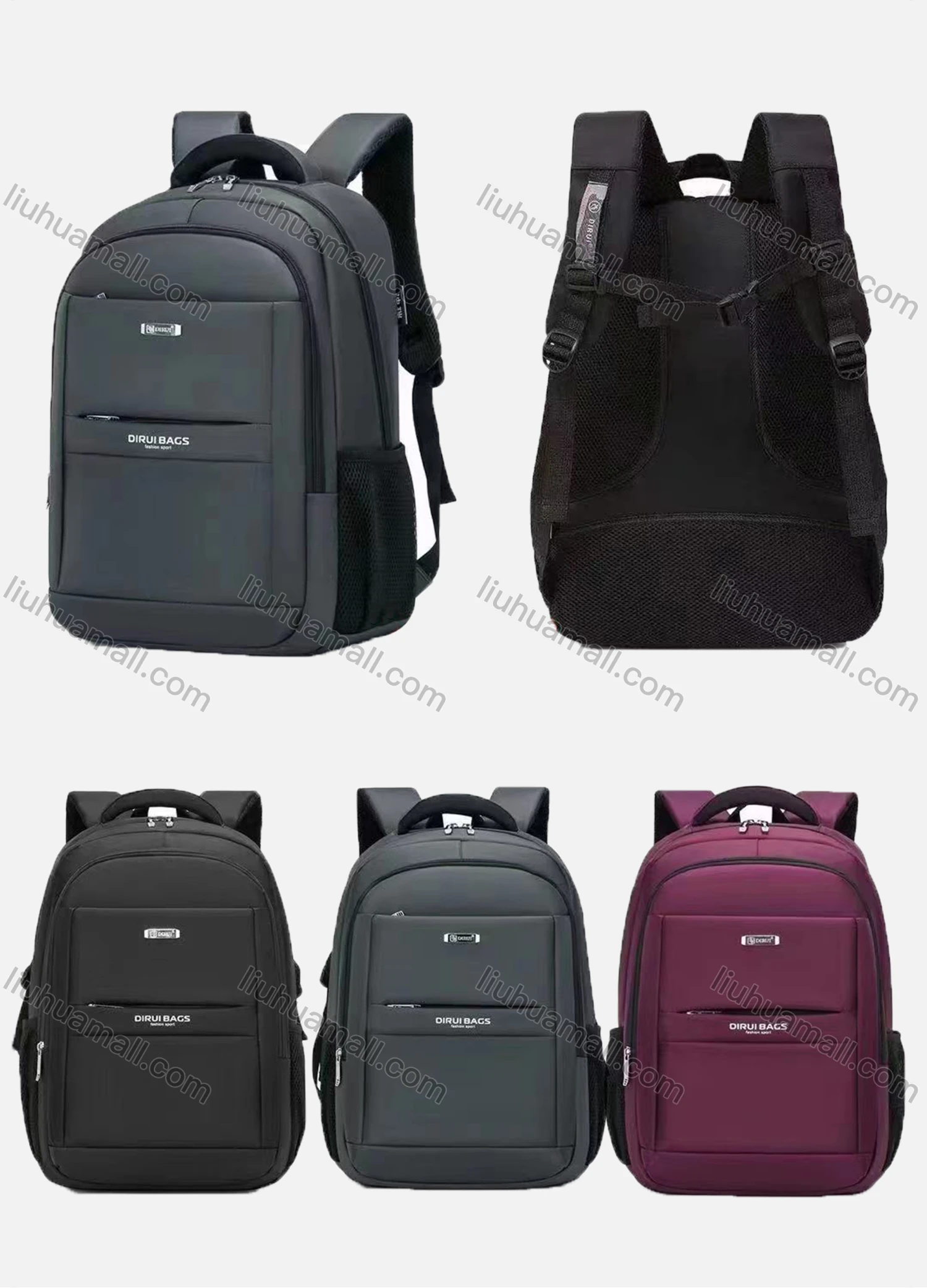 Wholesale Business Durable Water Resistant College School Computer Bag Laptops Backpack - Liuhuamall