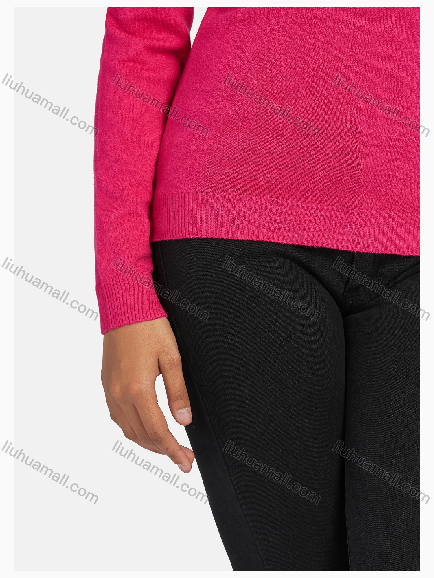 Wholesale Women's Casual Round Neck Long Sleeve Mesh Rhinestone Pain Top - Liuhuamall