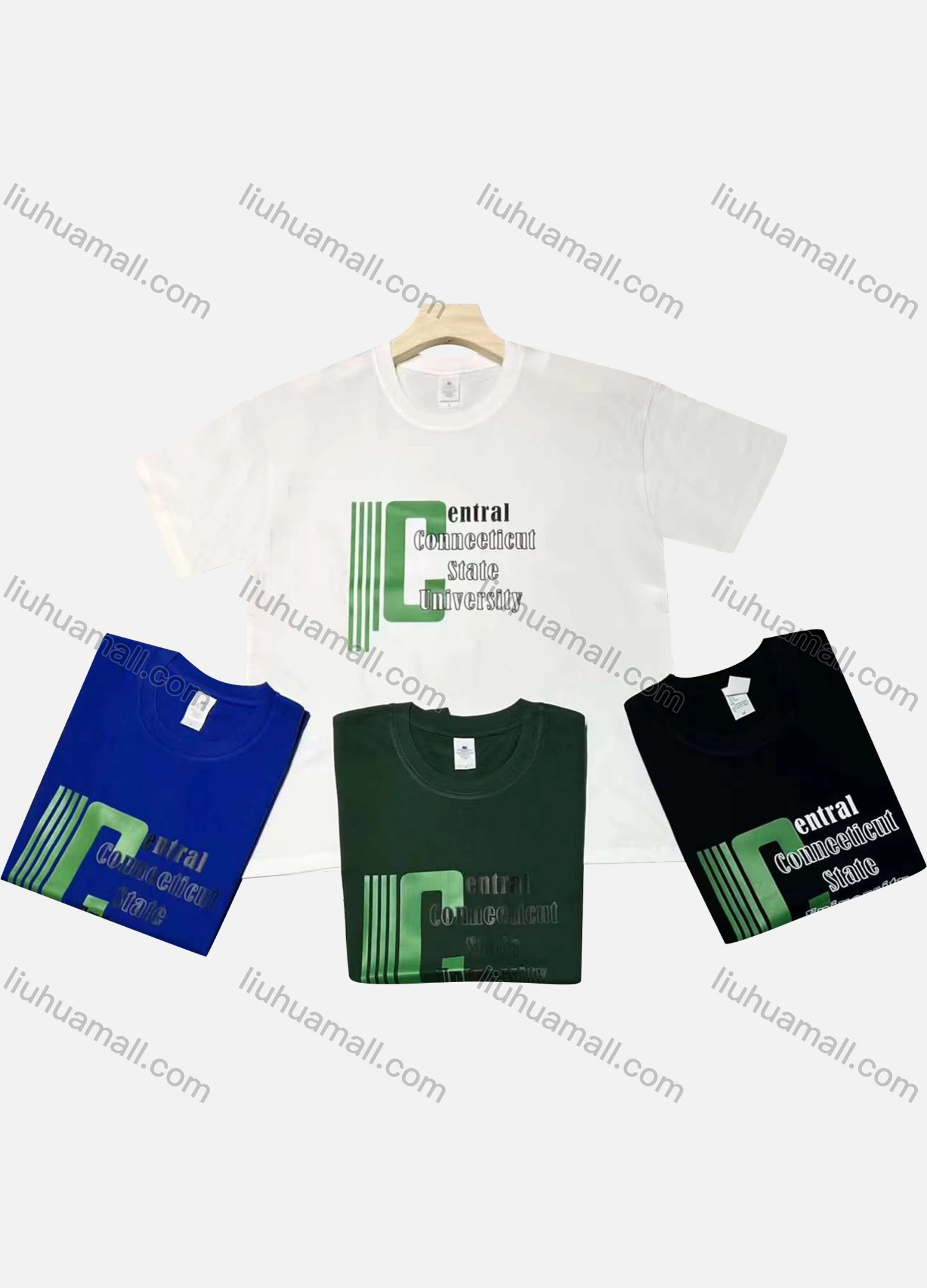 Wholesale Men's Casual Round Neck Short Sleeve Letter 100%Cotton T-shirt - Liuhuamall
