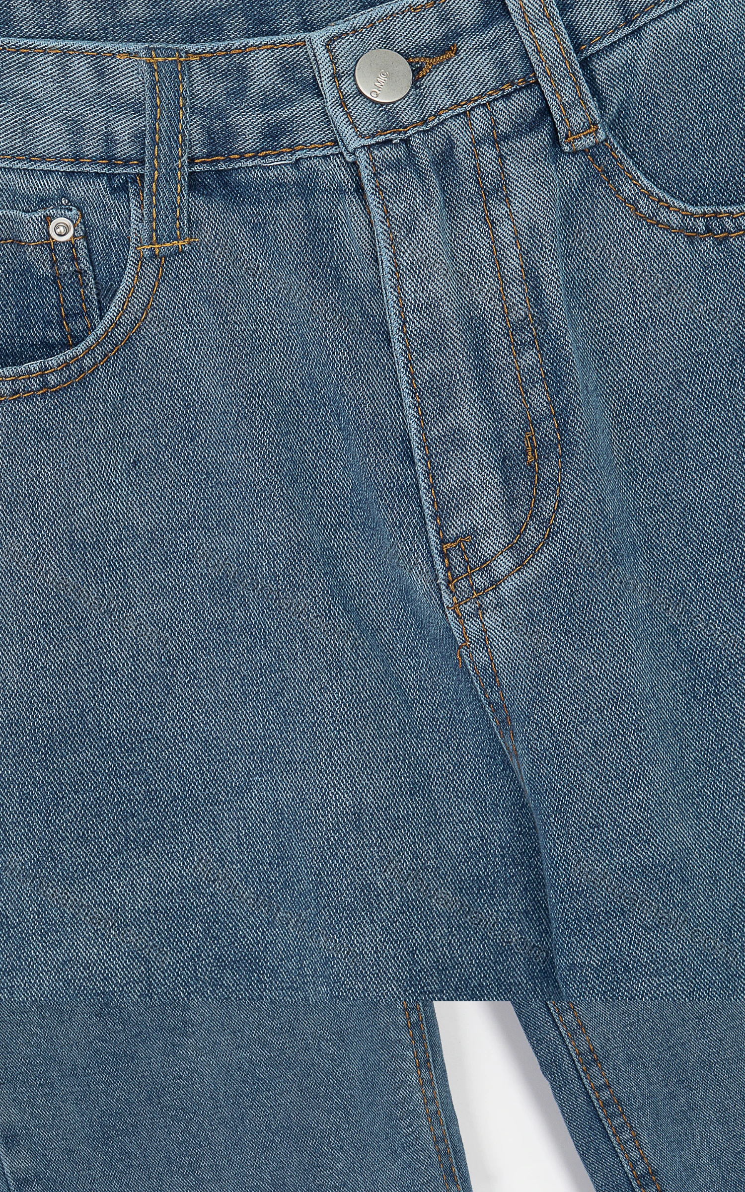 Wholesale Women's Casual Button Front Distressed Straight Leg Jean - Liuhuamall