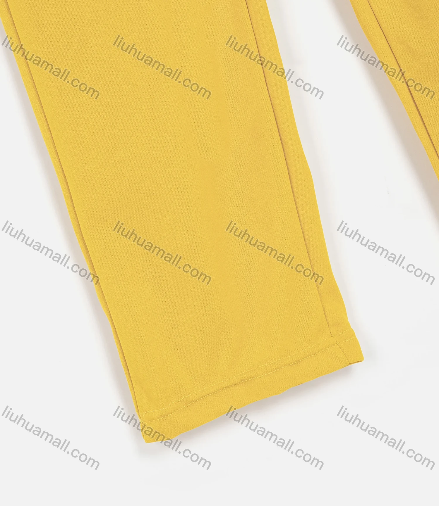 Wholesale Women's Casual Paper Waist Drawstring Plain Cropped Pencil Pants - Liuhuamall