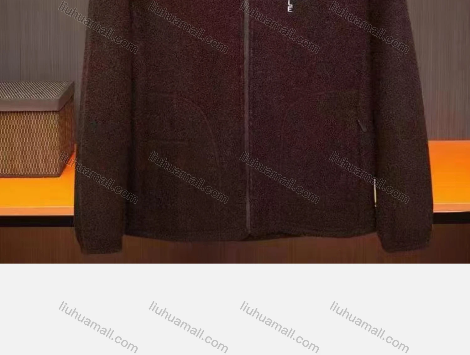 Wholesale Men's Casual Stand Collar Long Sleeve Zipper Pocket Polar Fleece Thermal Jacket - Liuhuamall