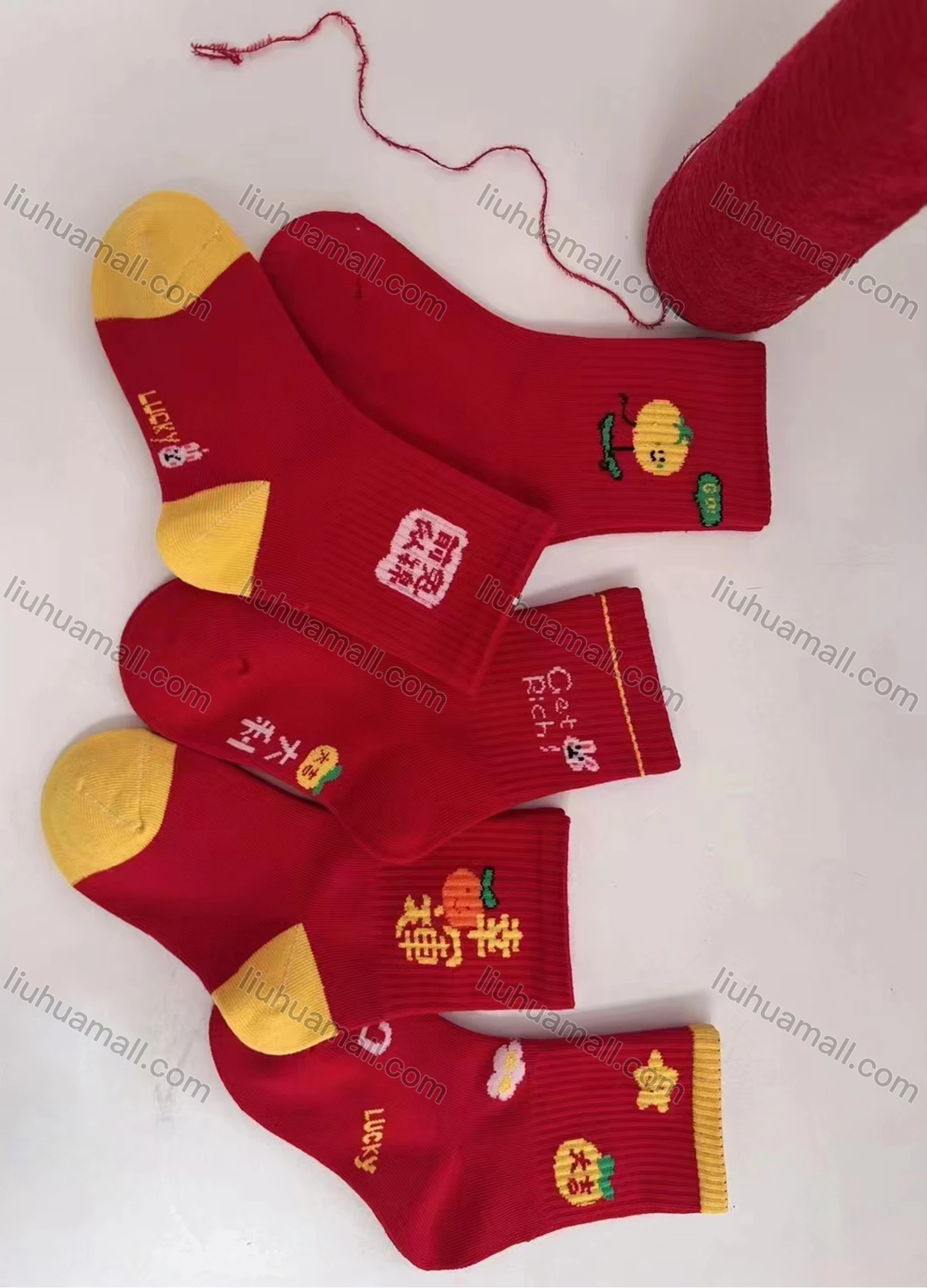 Wholesale Kid's Cute Graphic Crew Ankle Cotton Socks (10 Piece of Pack ) - Liuhuamall
