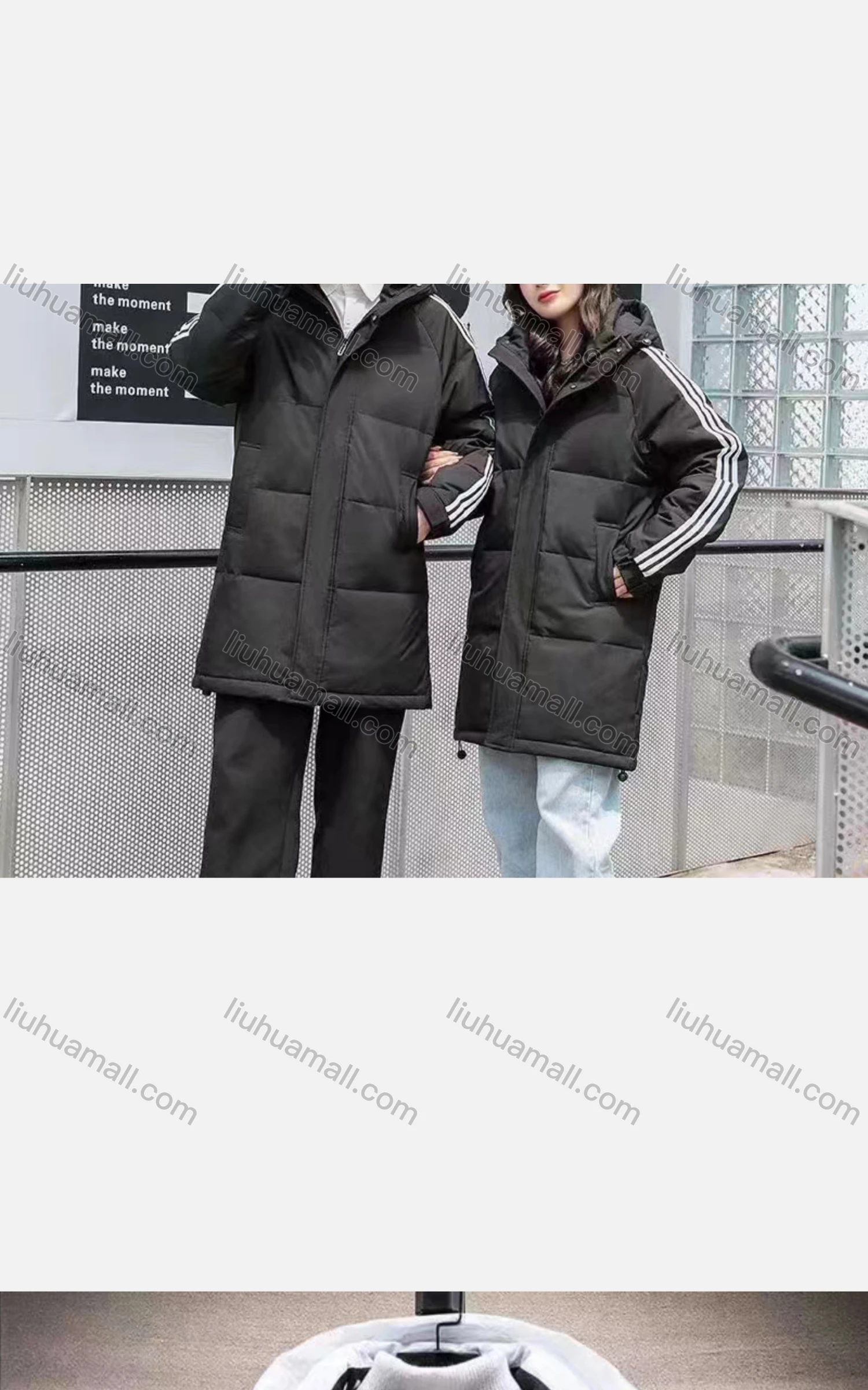 Wholesale Men's Casual Hooded Long Sleeve Zipper Pockets Long Jacket - Liuhuamall