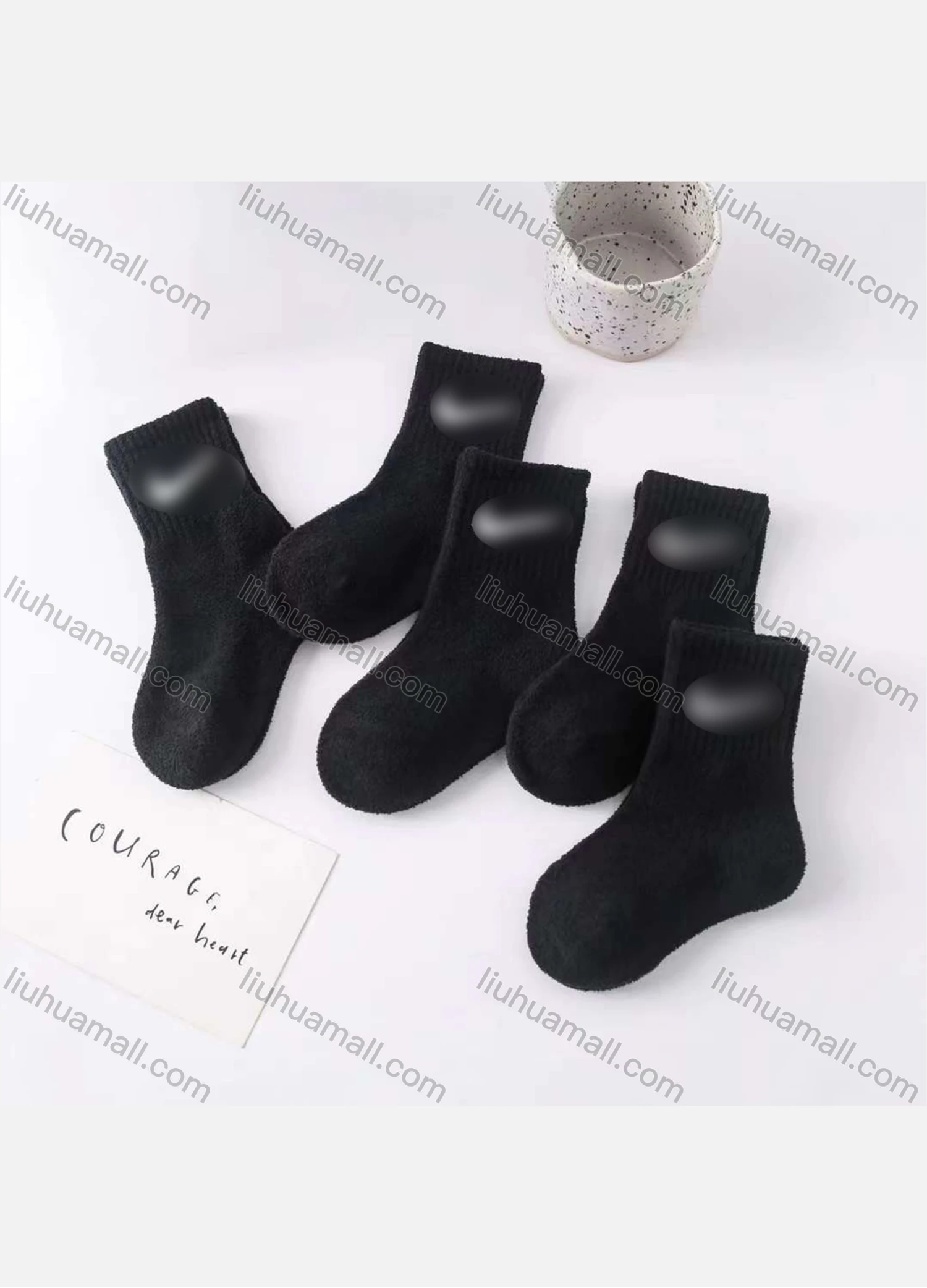 Wholesale Kid's Casual Graphic Crew Ankle Cotton Socks (10 Piece of Pack ) - Liuhuamall
