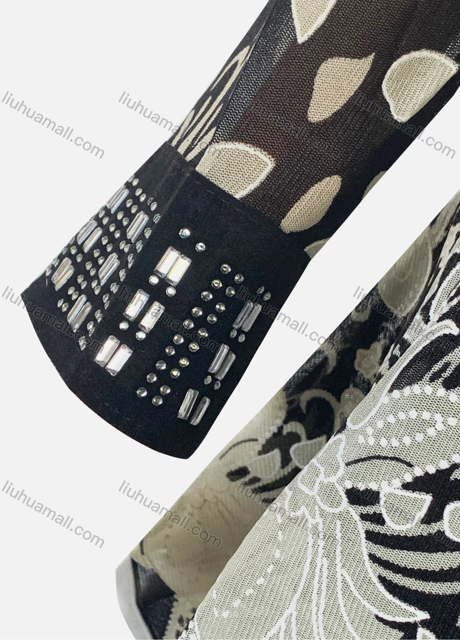 Wholesale Girls Vintage Long Sleeve Floral Print Midi Dress With Hijab - Liuhuamall