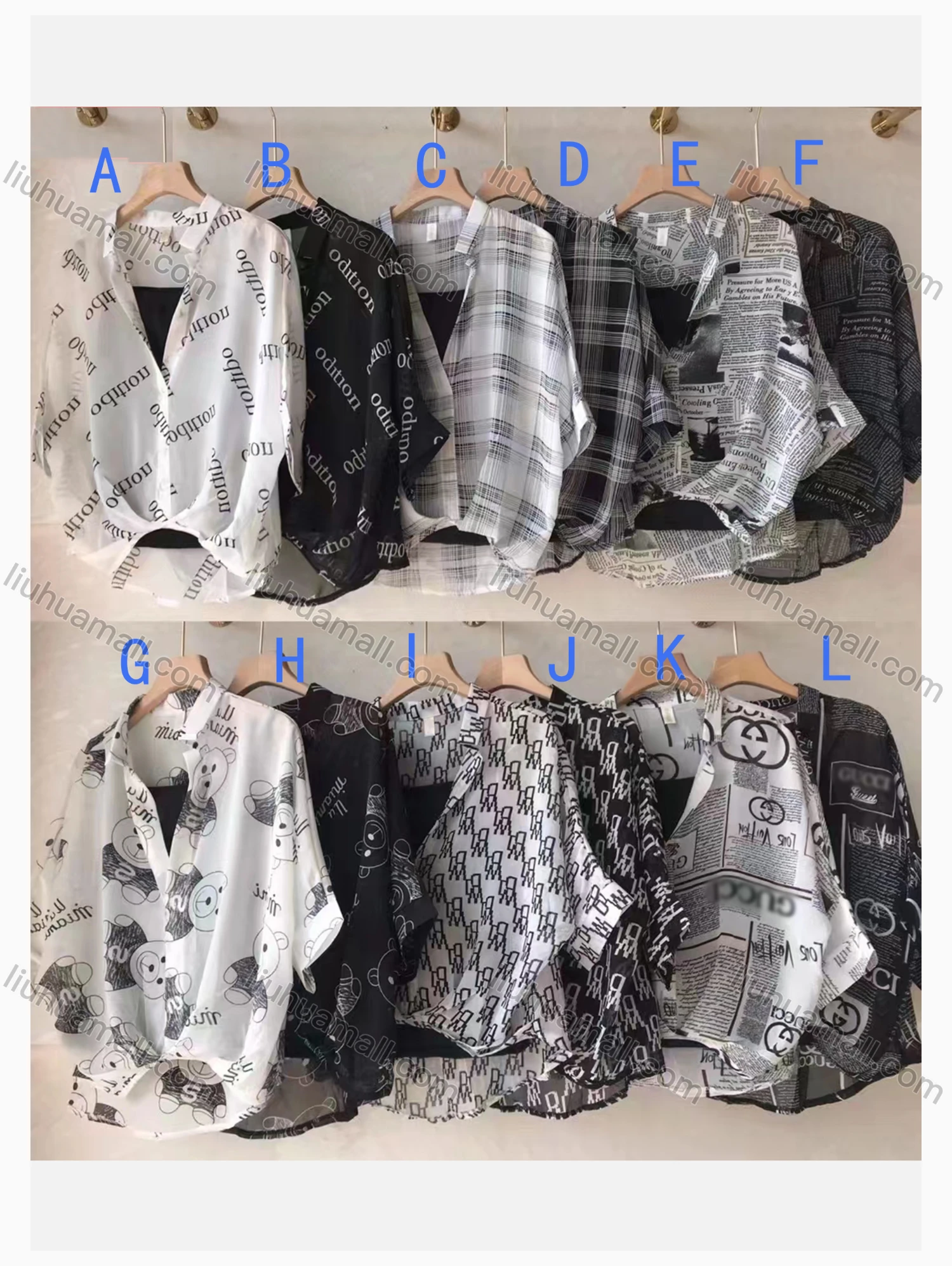 Wholesale Women's Casual Collared Half Sleeve Button Front Cardigan - Liuhuamall