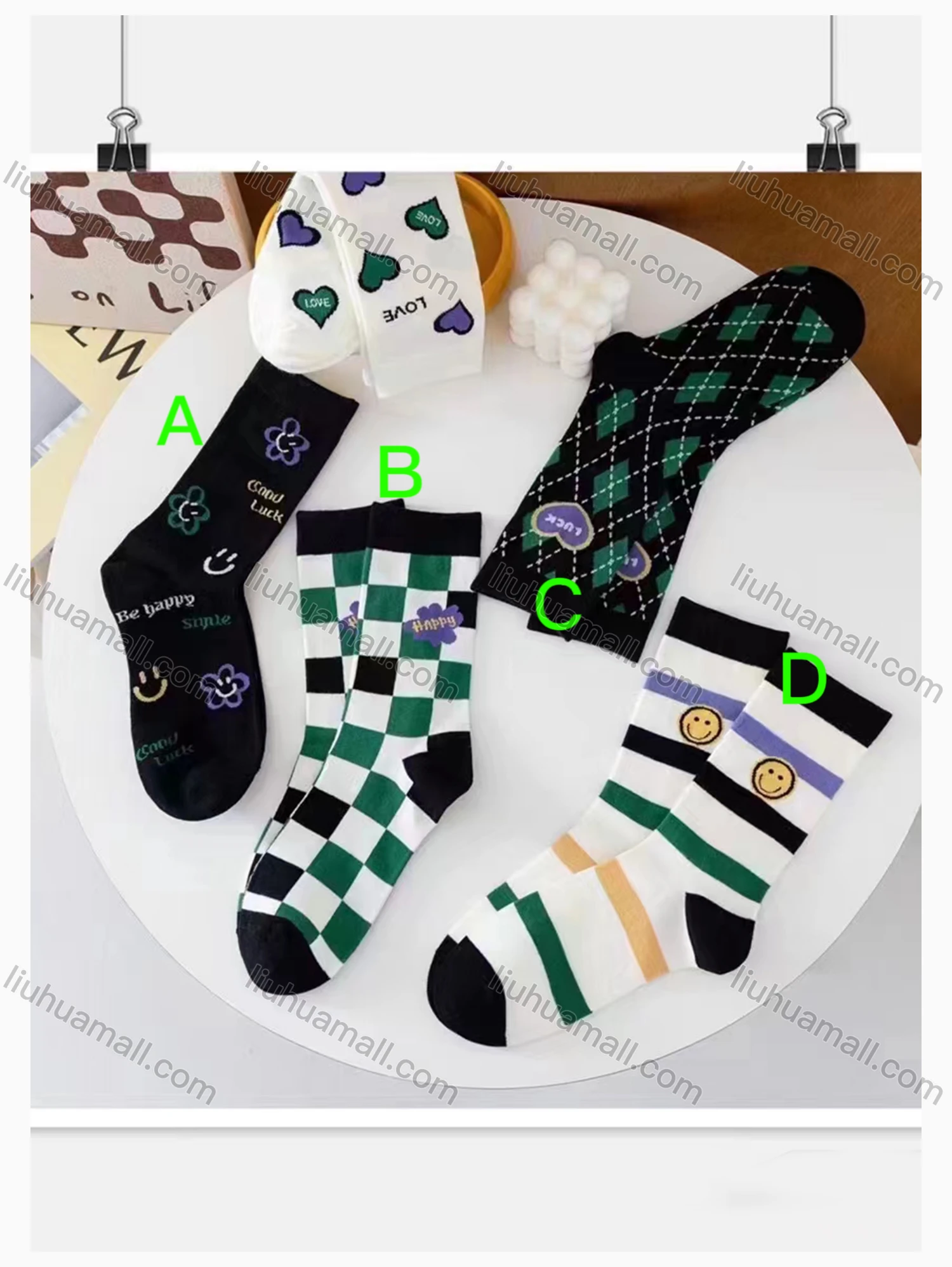 Wholesale Women's Casual Cushioned Stocking Crew Socks - Liuhuamall