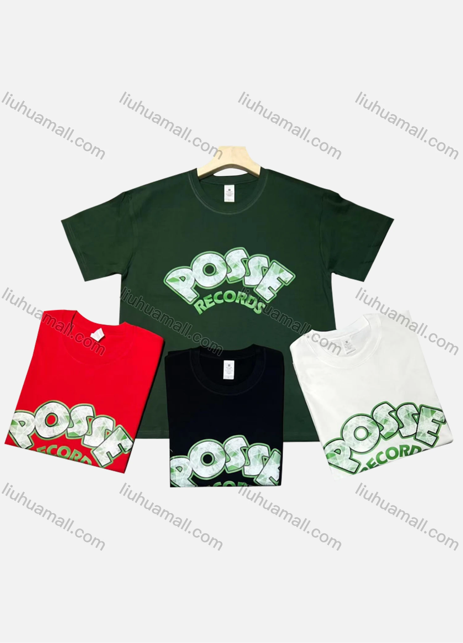 Wholesale Men's Casual Letter Print Round Neck Short Sleeve Tee - Liuhuamall