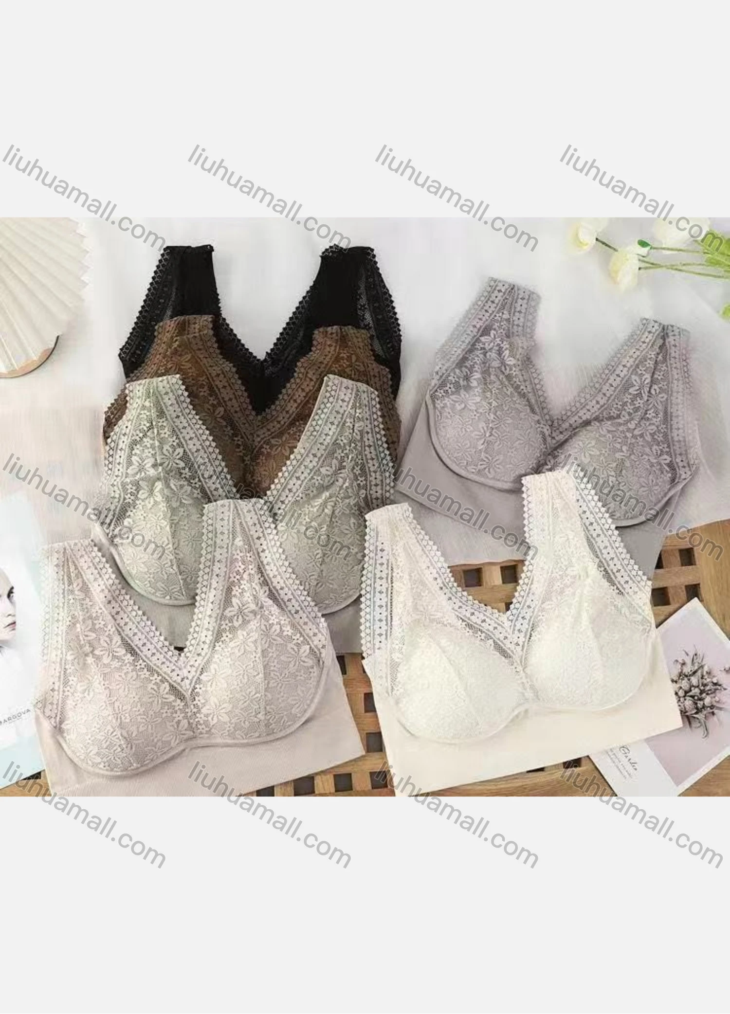 Wholesale Women's Pull-on Lingerie Camisole With Built-in Bra - Liuhuamall