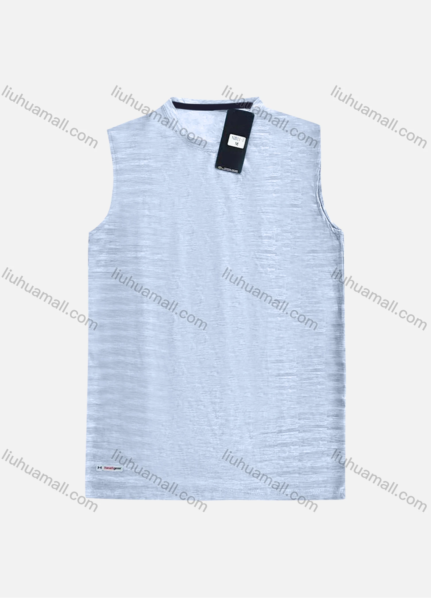 Wholesale Men's Casual & Sporty Plain Round Neck Tank Top - Liuhuamall