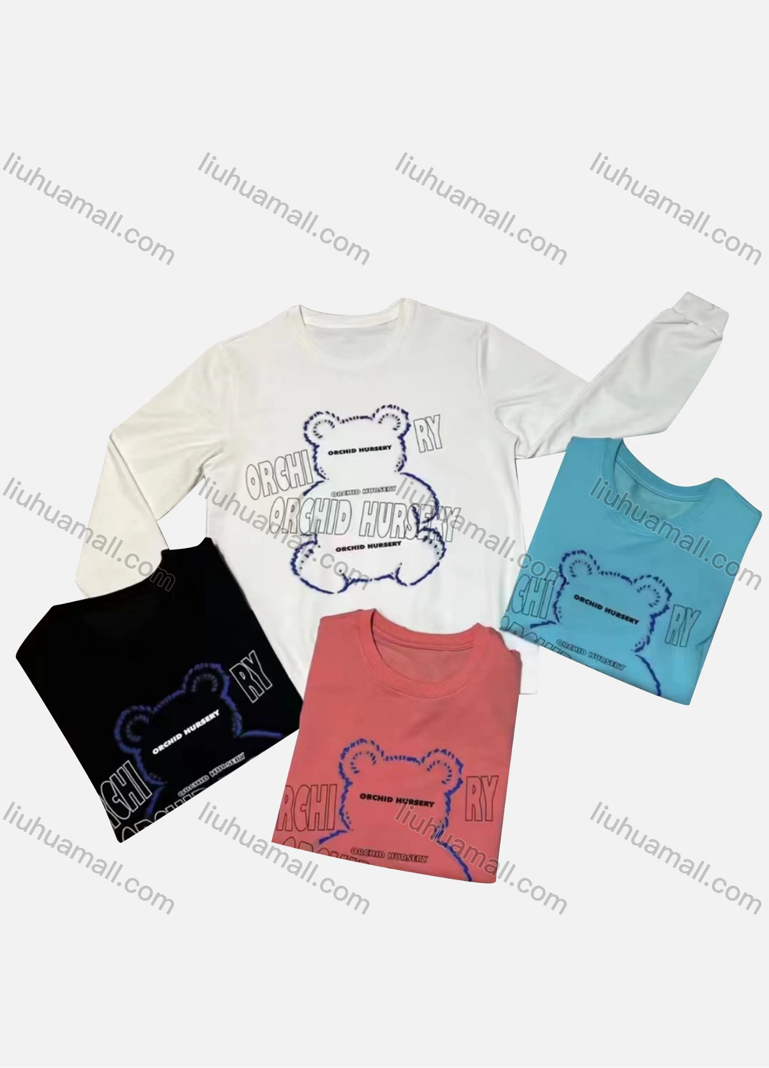 Wholesale Men's Casual Graphic & Letter Print Round Neck Long Sleeve Sweatshirt - Liuhuamall