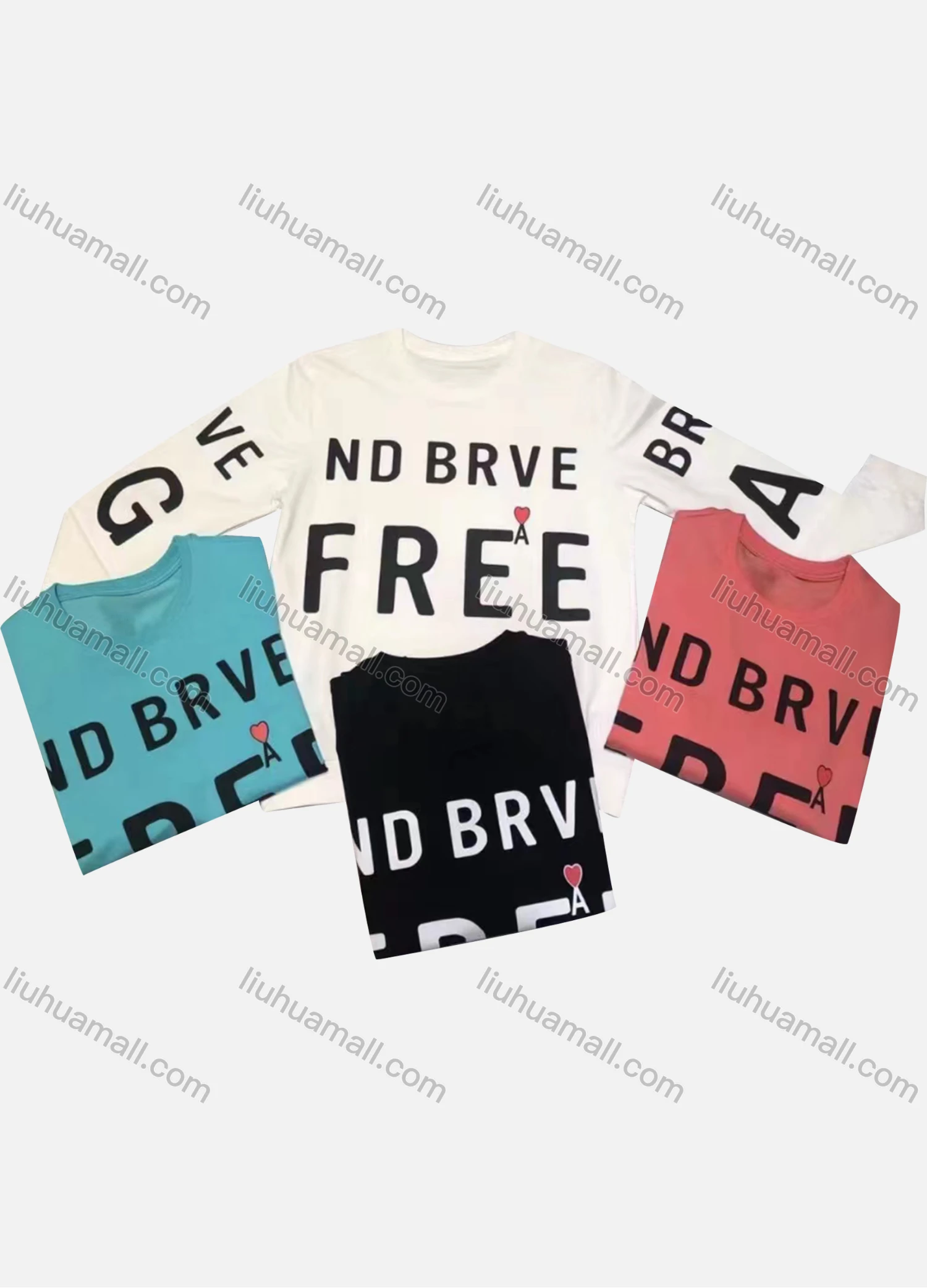 Wholesale Men's Casual Letter Print Round Neck Long Sleeve Sweatshirt - Liuhuamall