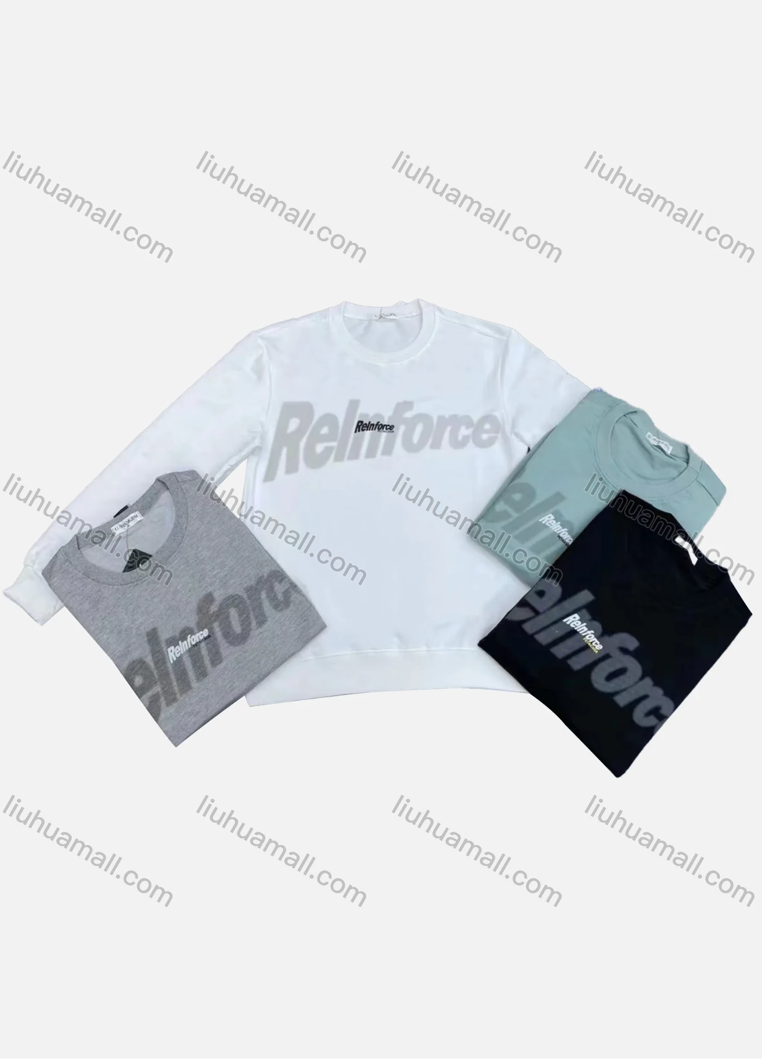 Wholesale Men's 100%Cotton Casual Letter Print Round Neck Long Sleeve T-Shirt - Liuhuamall