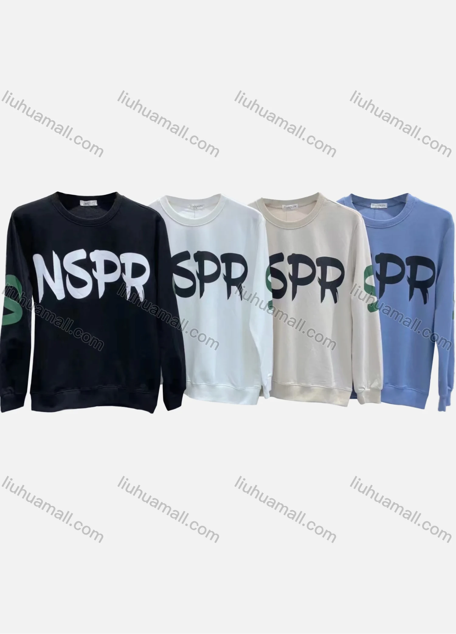 Wholesale Men's 100%Cotton Casual Letter Print Round Neck Long Sleeve T-Shirt - Liuhuamall