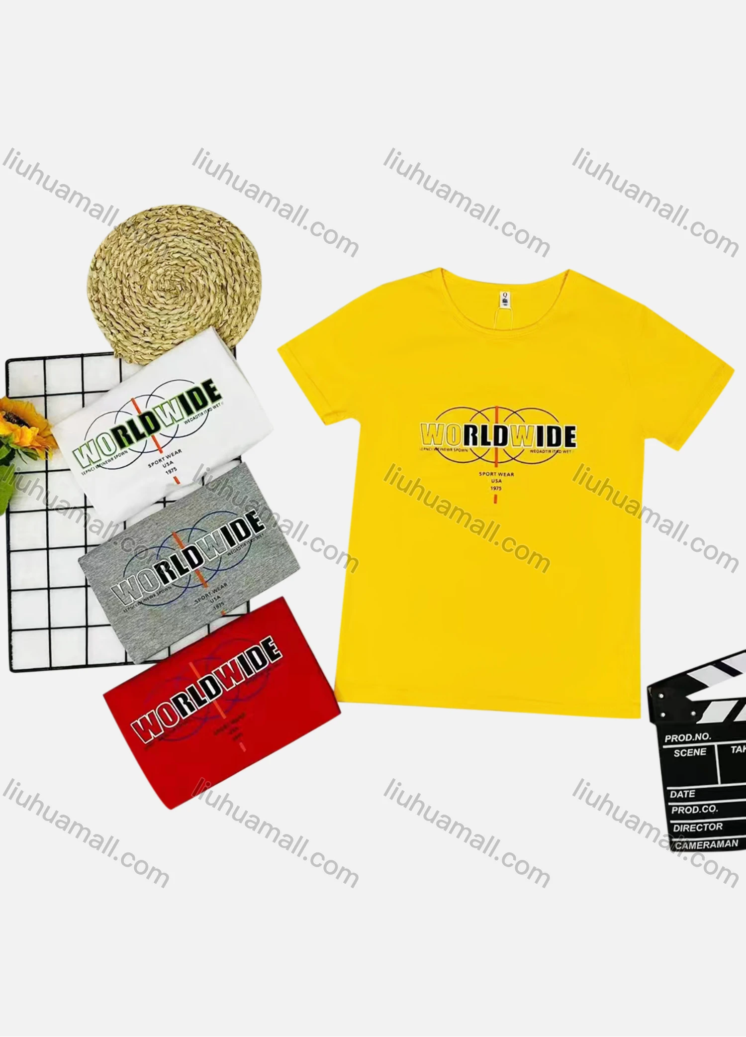 Wholesale Boy's Casual Letter Print Round Neck Short Sleeve Tee - Liuhuamall