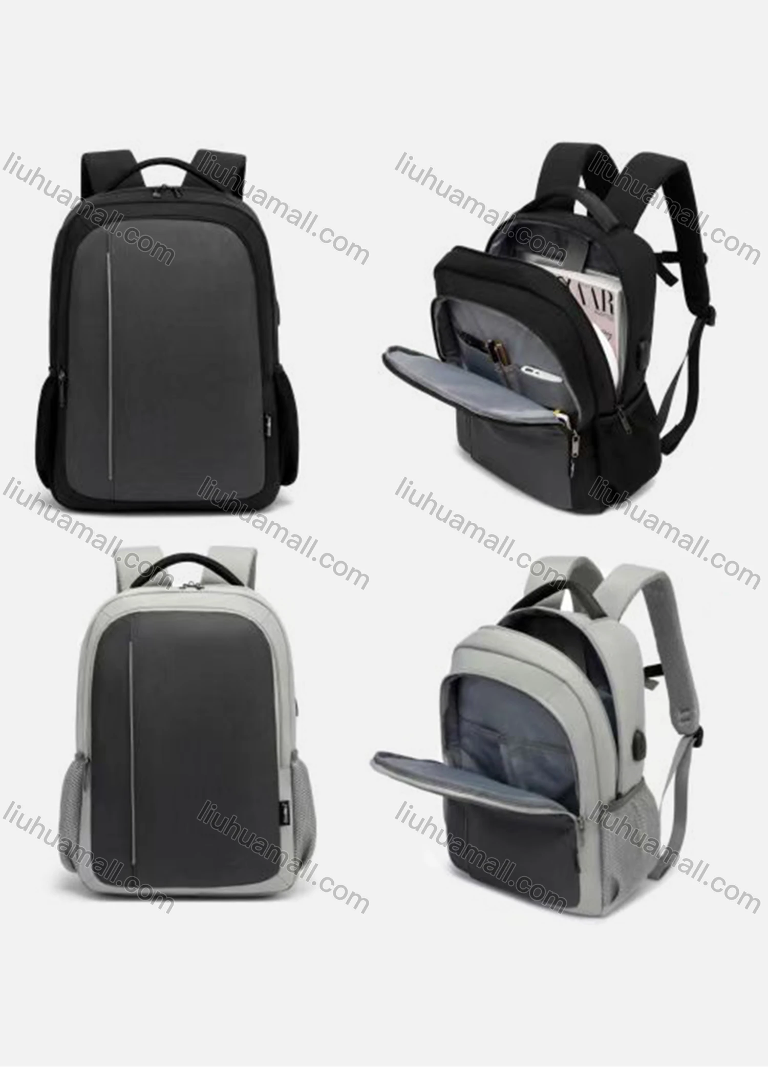 Wholesale Business Durable Water Resistant School Computer Bag Laptops Backpack - Liuhuamall