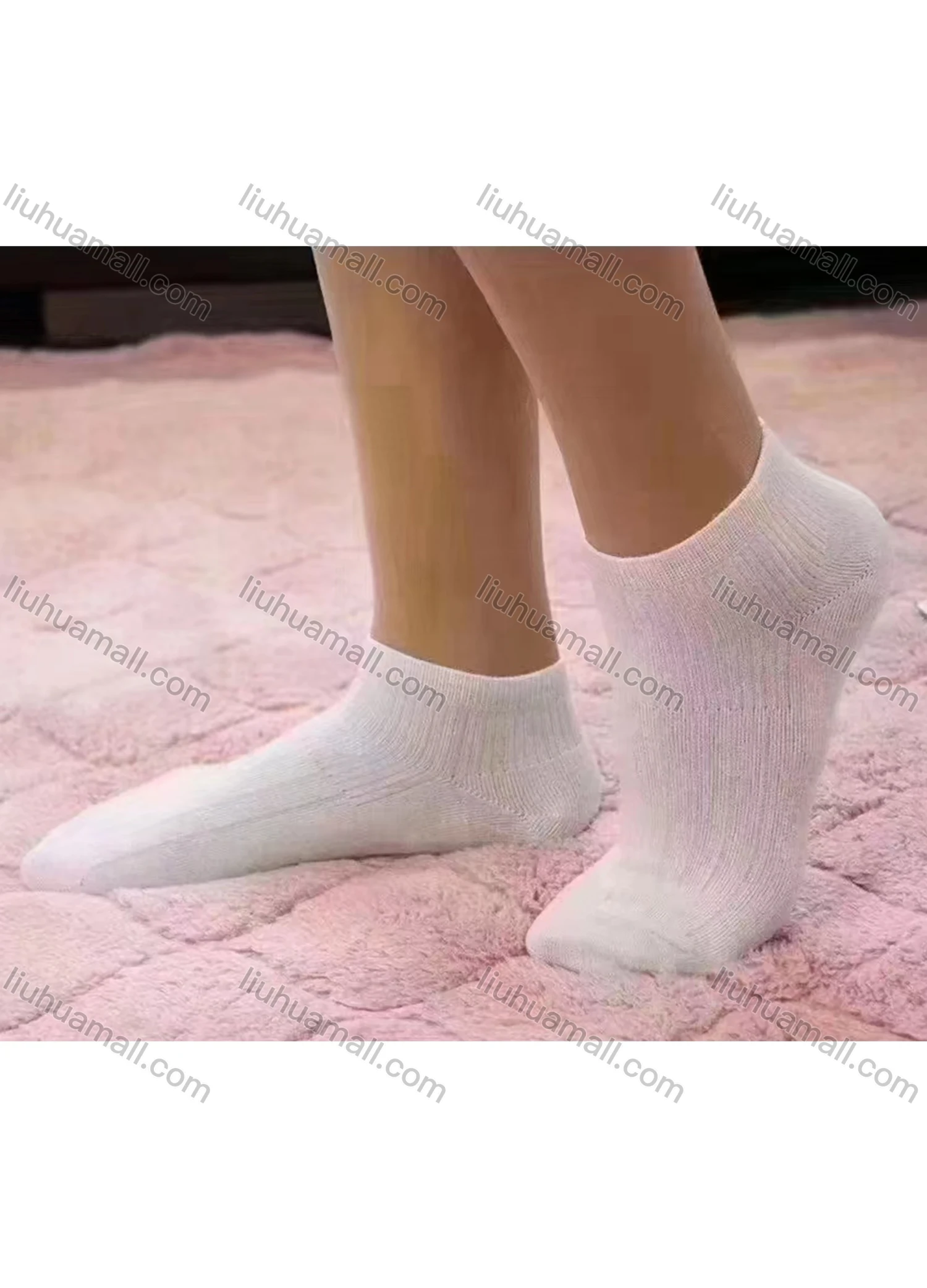 Wholesale Women's Casual Plain Socks 10 Pairs - Liuhuamall