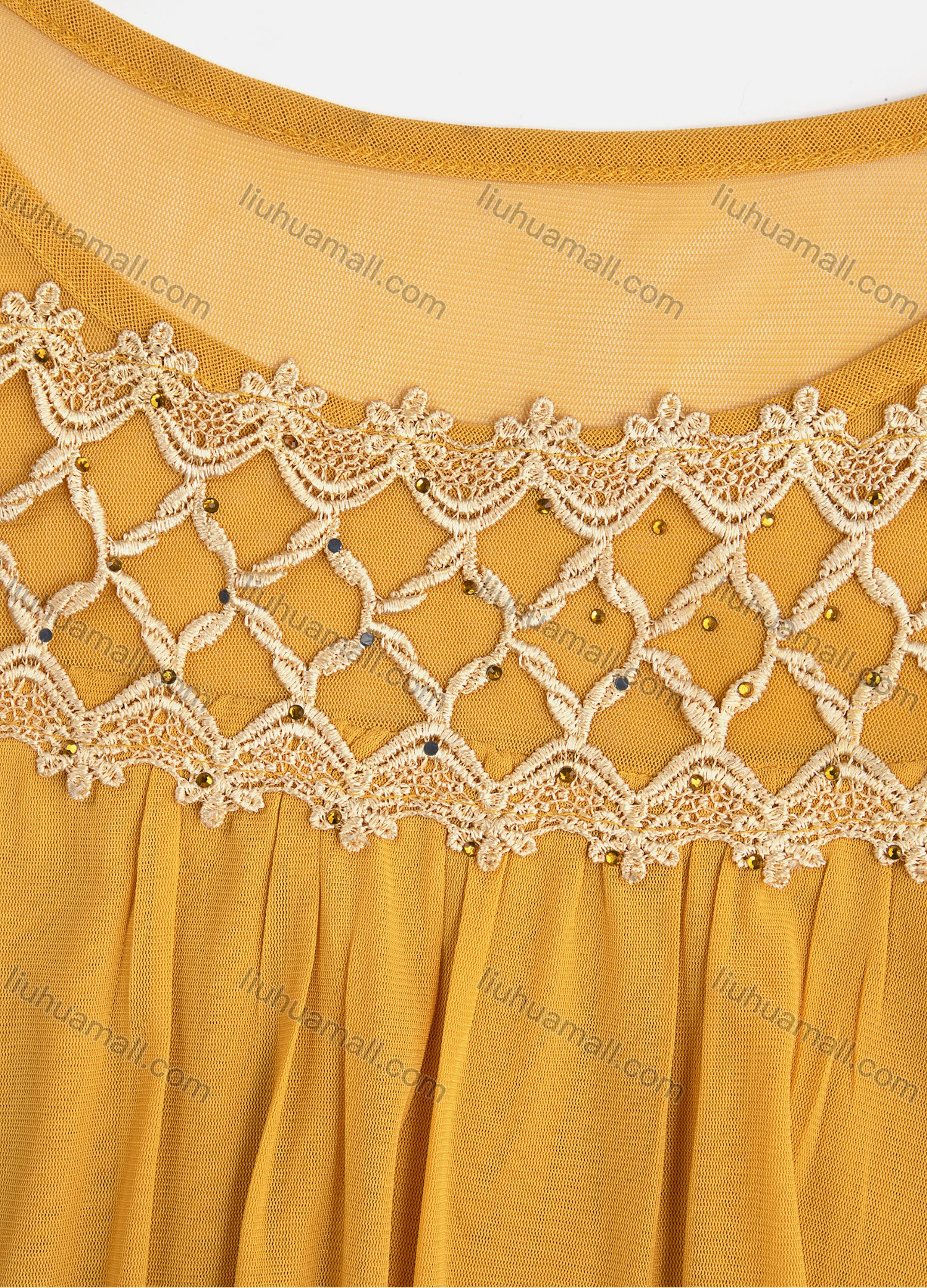 Wholesale Women's Casual Embroidery Appliques Cut Out Tank Top - Liuhuamall