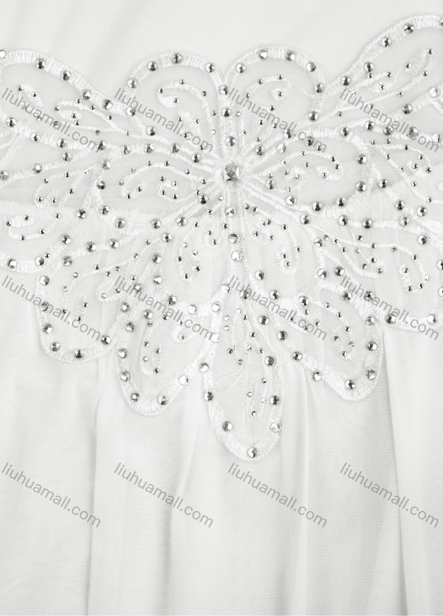 Wholesale Women's Casual Rhinestone Decor Embroidery Lace Tank Top - Liuhuamall