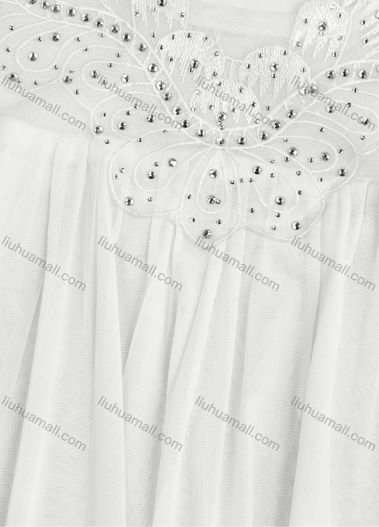 Wholesale Women's Casual Rhinestone Decor Embroidery Lace Tank Top - Liuhuamall