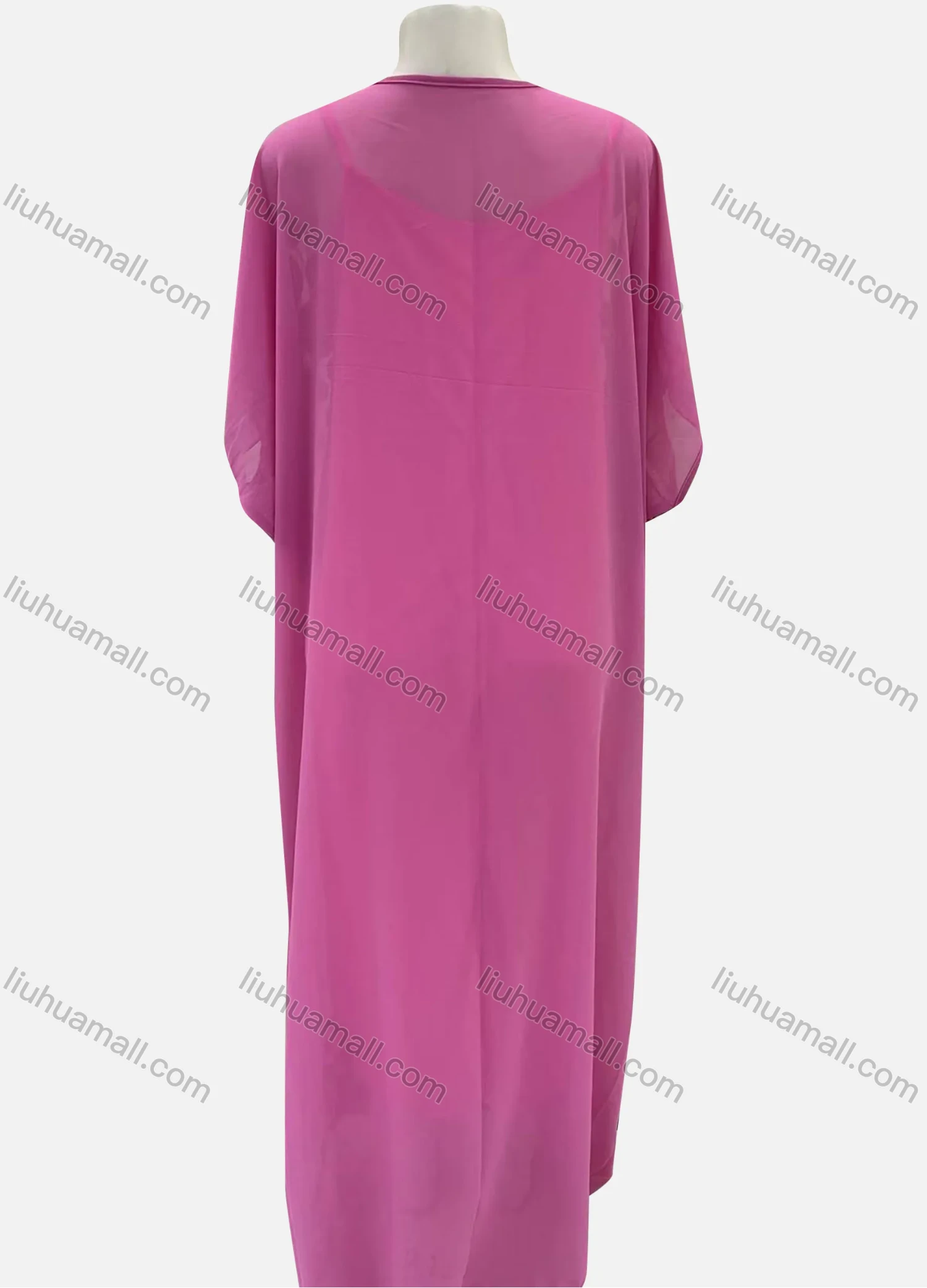 Wholesale Women's Vintage Sequin Polka Dot Pullover Maxi Kaftan Dress - Liuhuamall