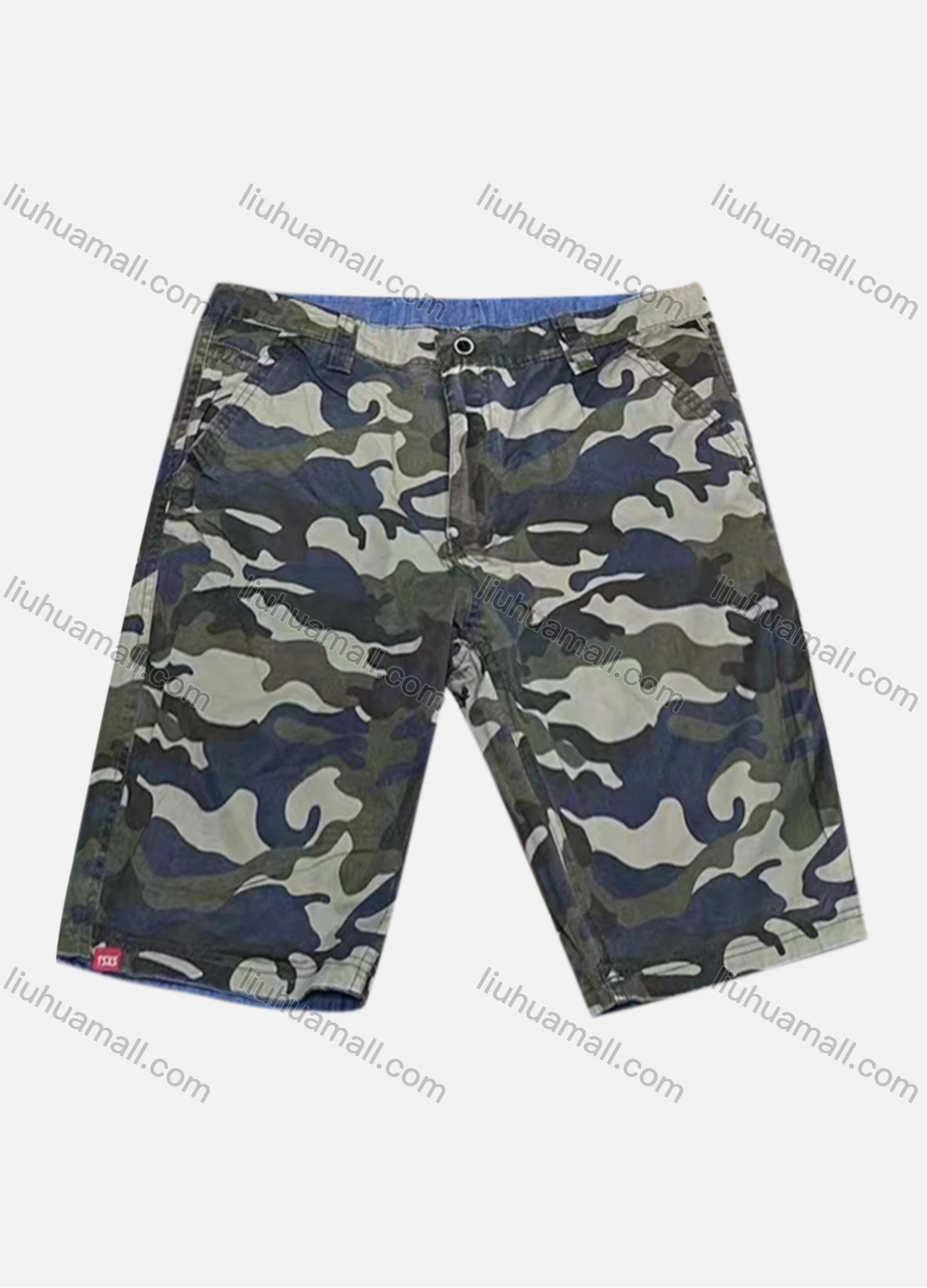Wholesale Men's Casual Camouflage Print Pockets Shorts - Liuhuamall
