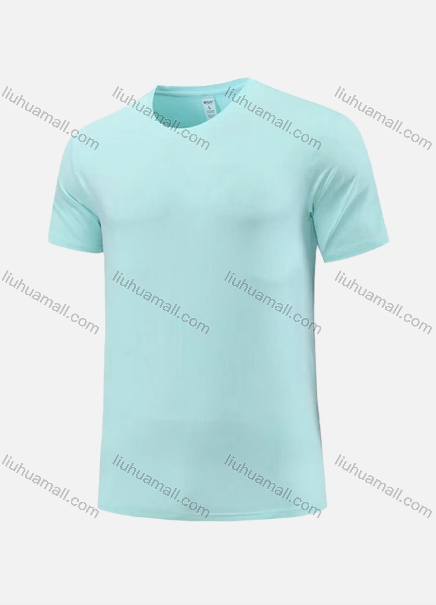 Wholesale Men's Athletic Quick Dry Plain Round Neck Short Sleeve Tee 544# - Liuhuamall