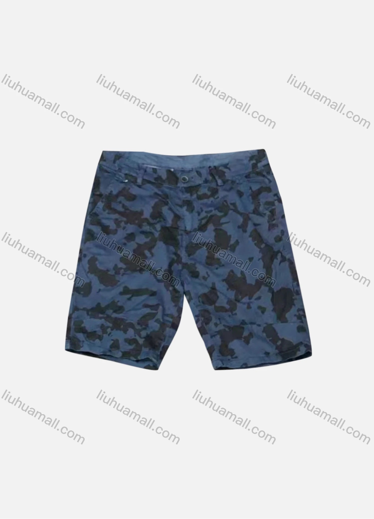 Wholesale Men's Casual Camouflage Straight Leg Pockets Shorts - Liuhuamall