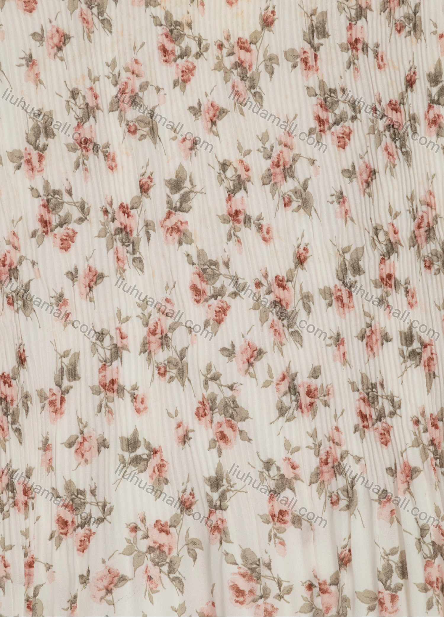 Wholesale Women's Casual Floral Print Round Neck Long Sleeve Blouse - Liuhuamall