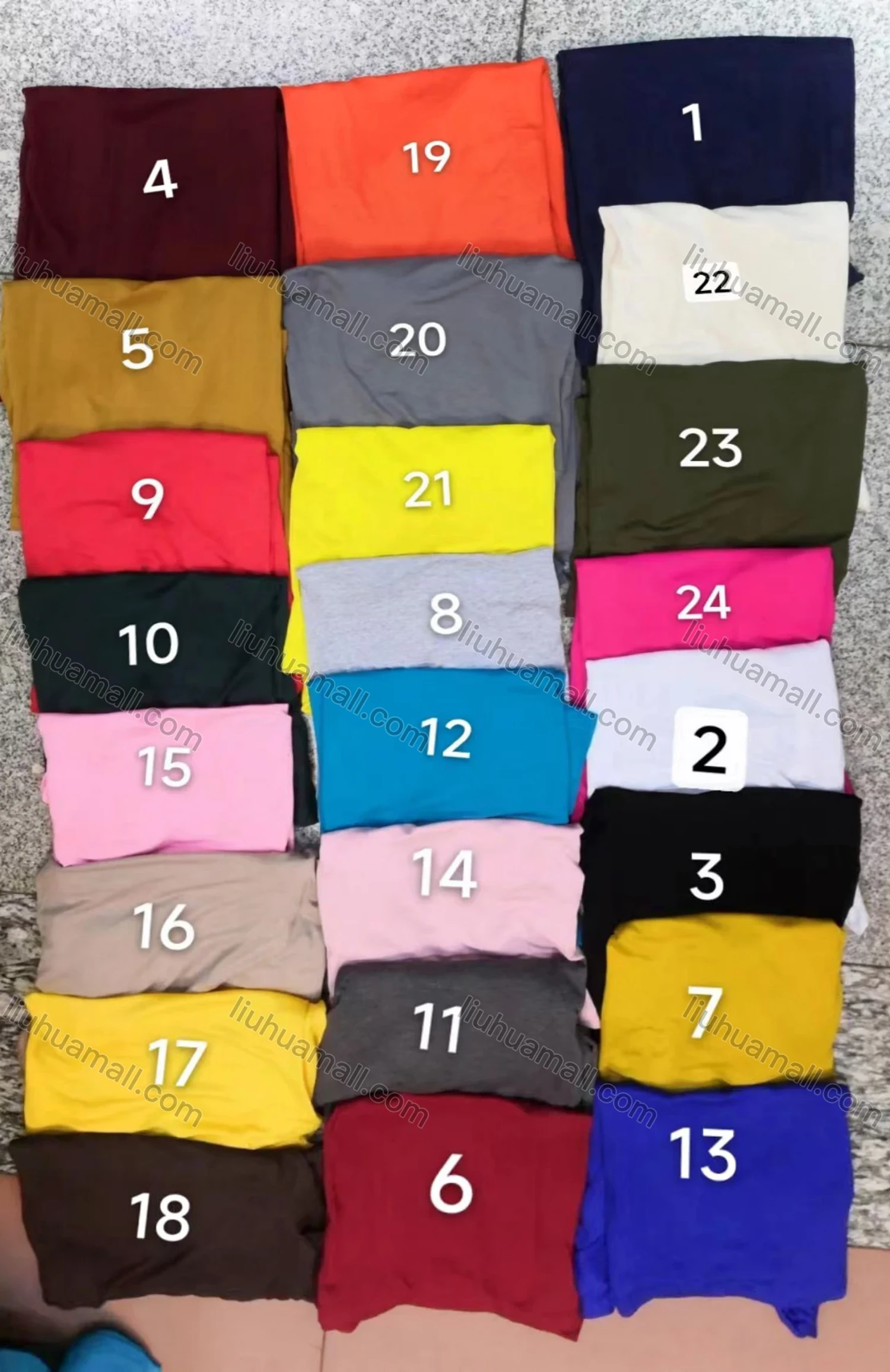 Wholesale Women's Casual Scoop Neck Short Sleeve Plain Blouse - Liuhuamall