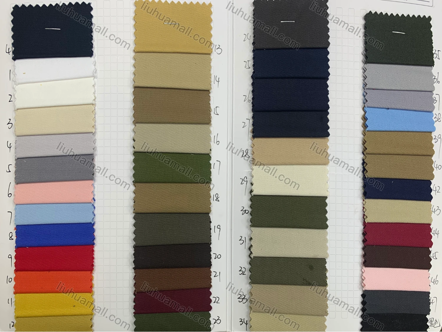 Wholesale Men's Casual 100%Cotton Plain Button Closure Pockets Chino Pants - Liuhuamall