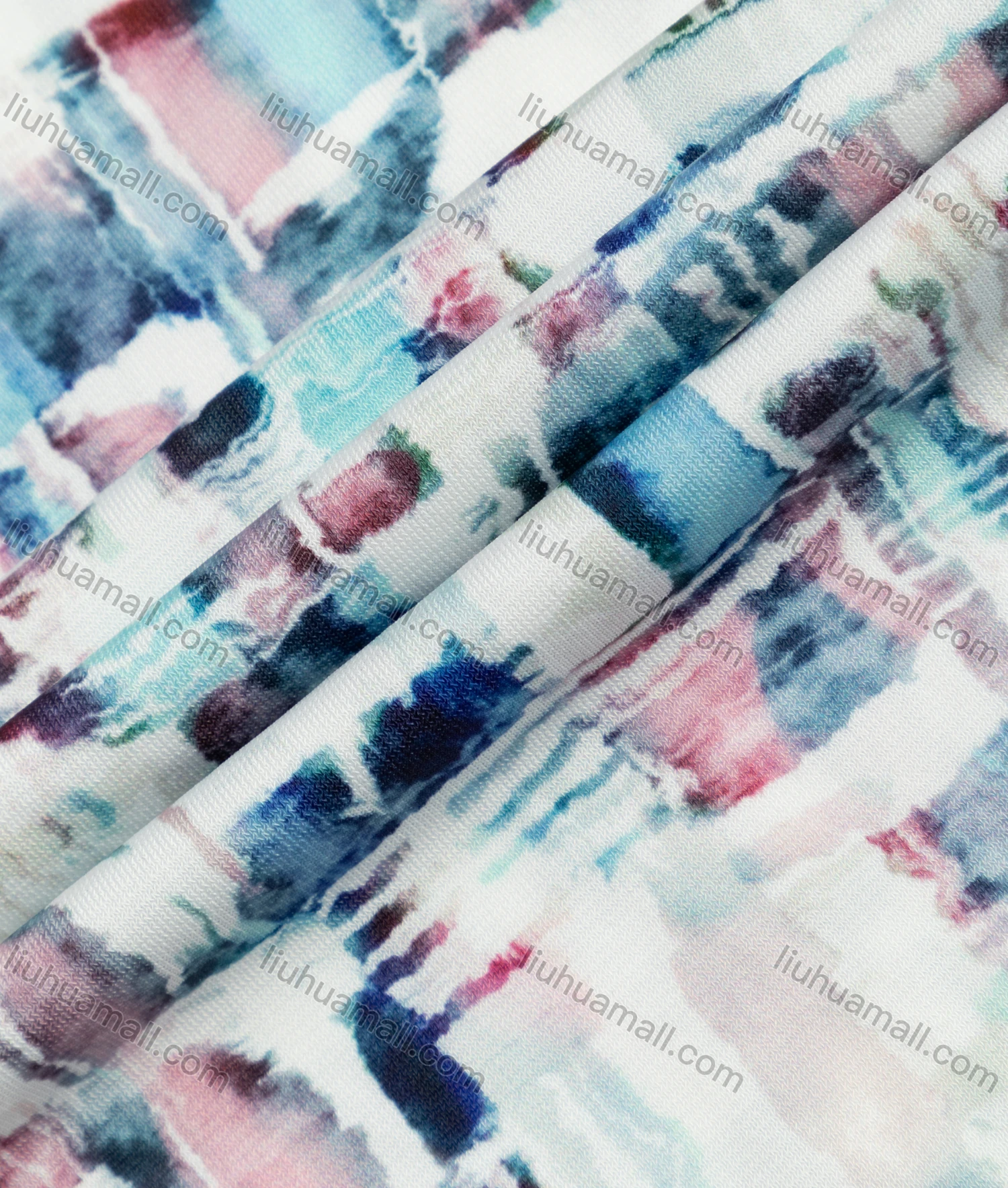 Wholesale Women's Casual Crew Neck Short Sleeve Allover Print Blouse - Liuhuamall