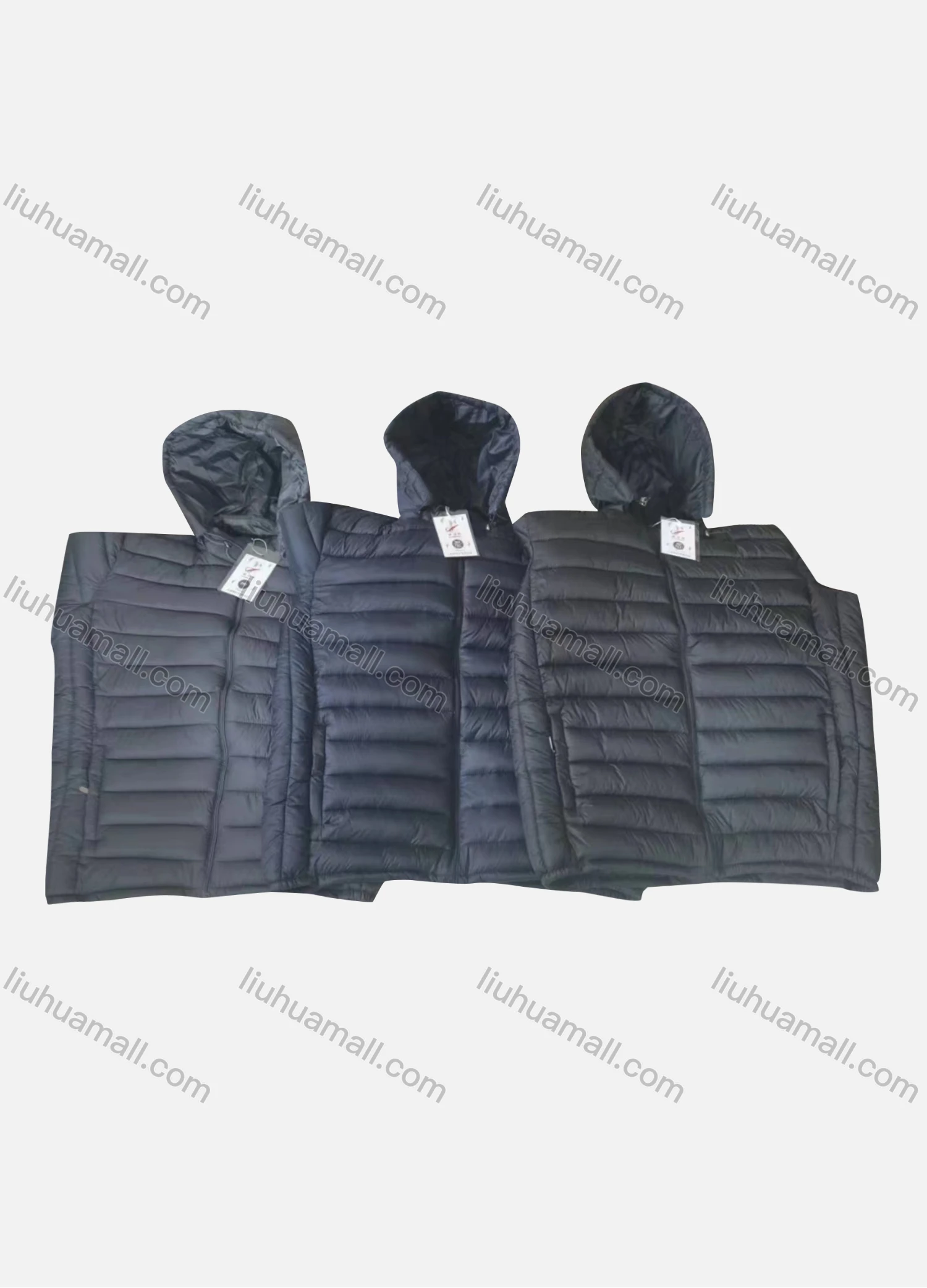 Wholesale Men's Casual Hooded Long Sleeve Thermal Lined Puffer Jacket - Liuhuamall