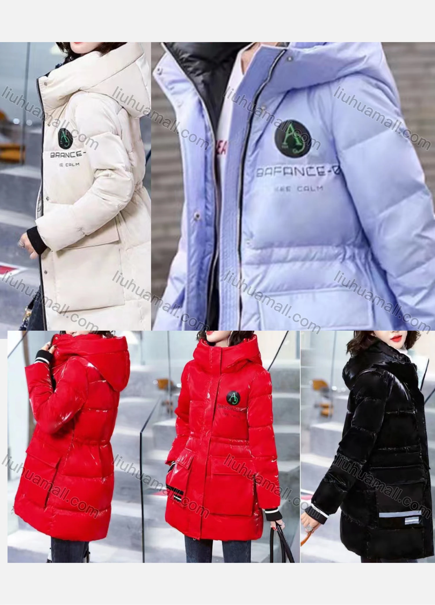Wholesale Women's Casual Hooded Pockets Zipper Puffer Coat 238# - Liuhuamall