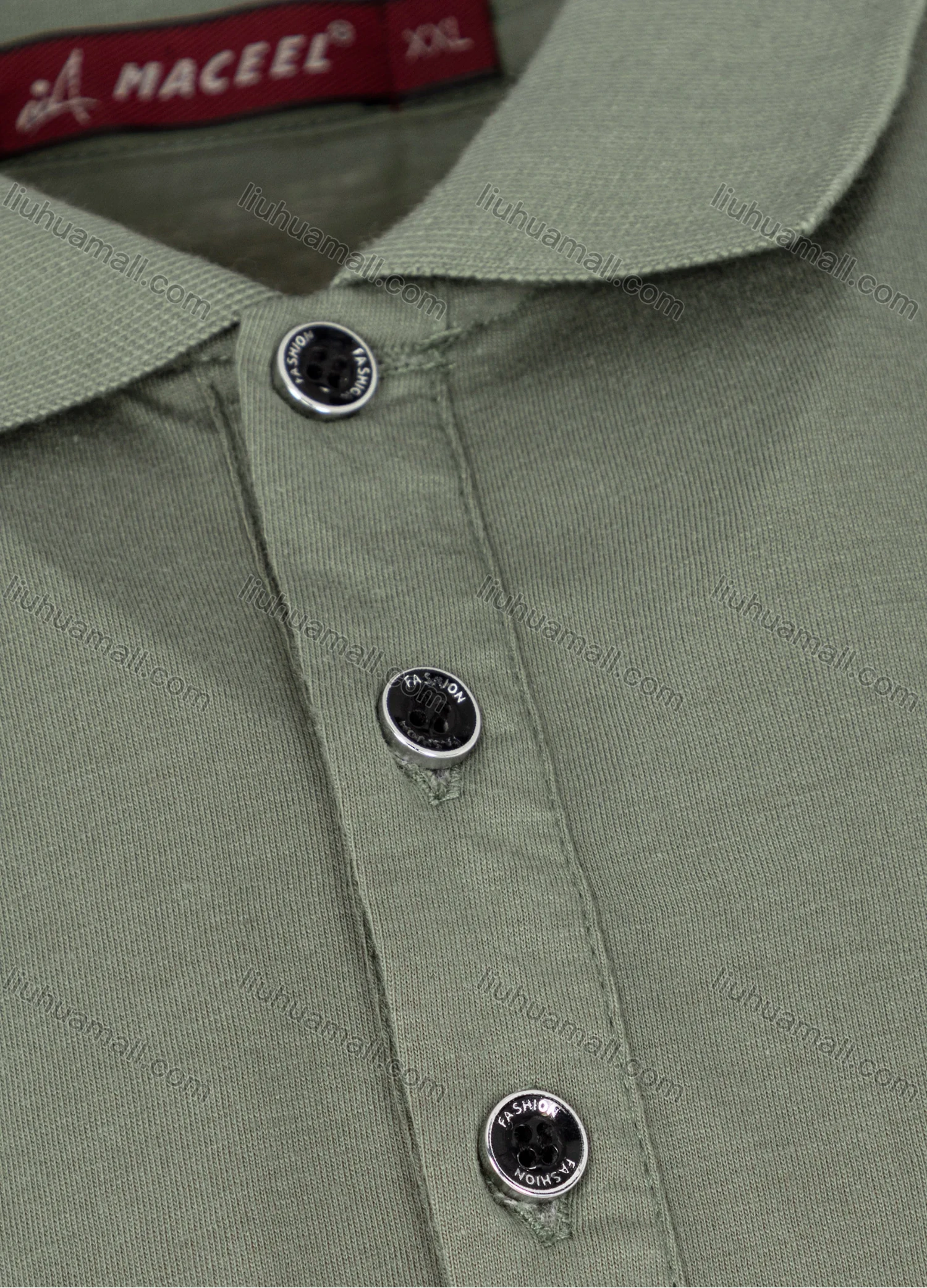 Wholesale Men's Casual Letter Print Short Sleeve Polo Shirt - Liuhuamall