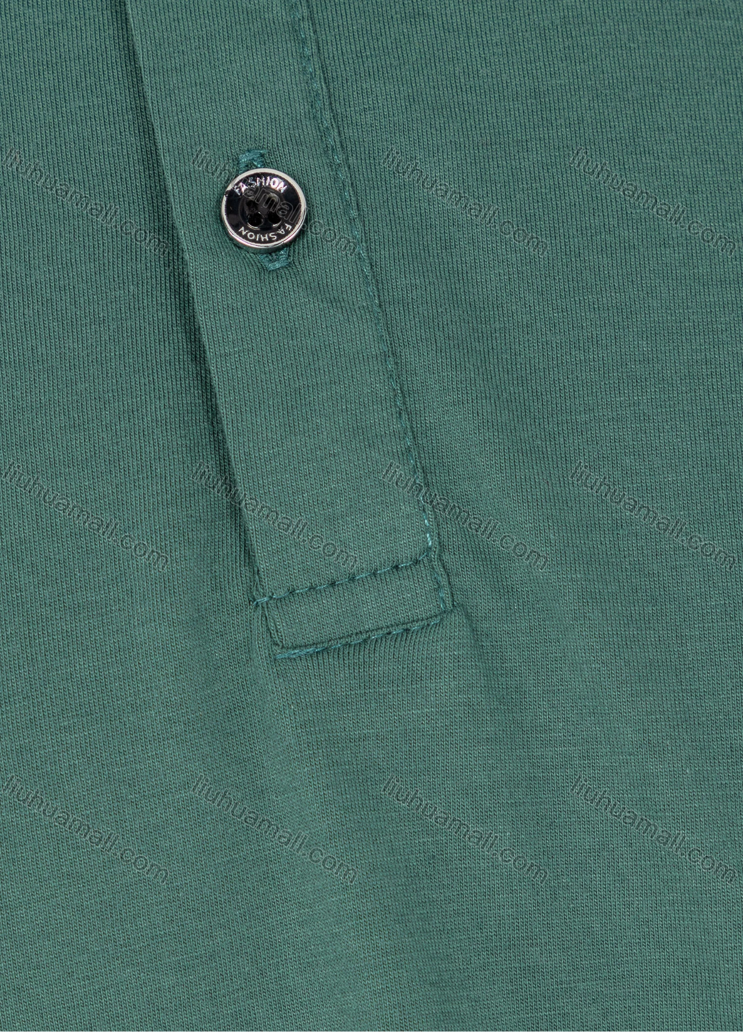 Wholesale Men's Casual Plain Labeled Short Sleeve Polo Shirt - Liuhuamall