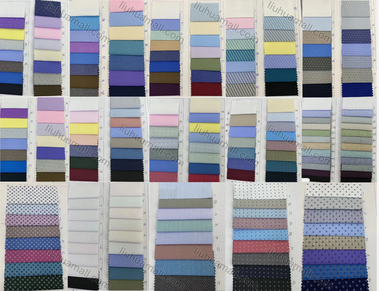 Wholesale Men's Casual Collared Long Sleeve Button Down Plain Shirt 5003# - Liuhuamall