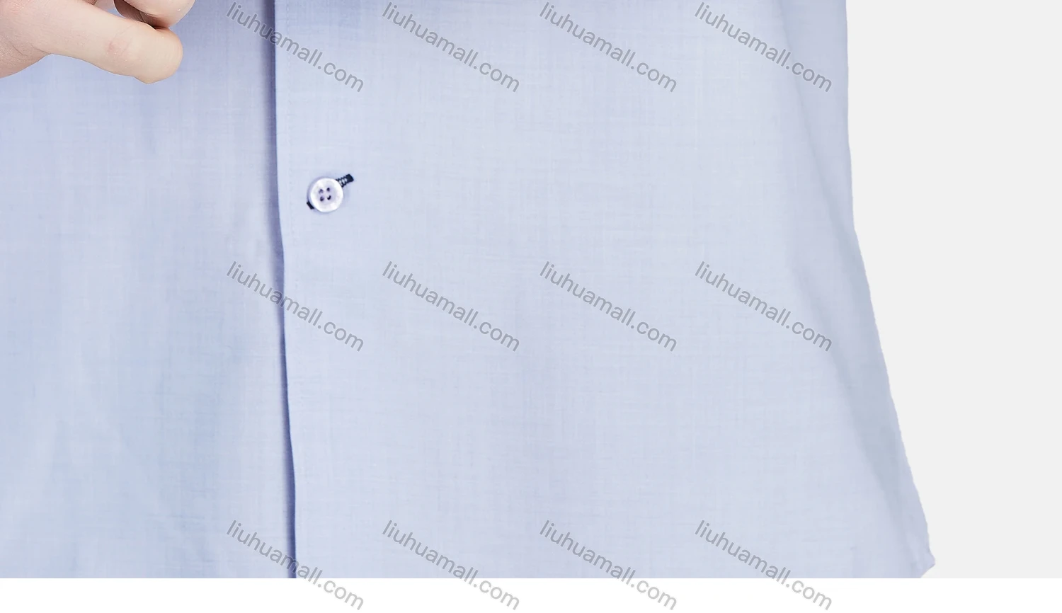 Wholesale Men's Casual Collared Long Sleeve Button Down Plain Shirt 5010# - Liuhuamall