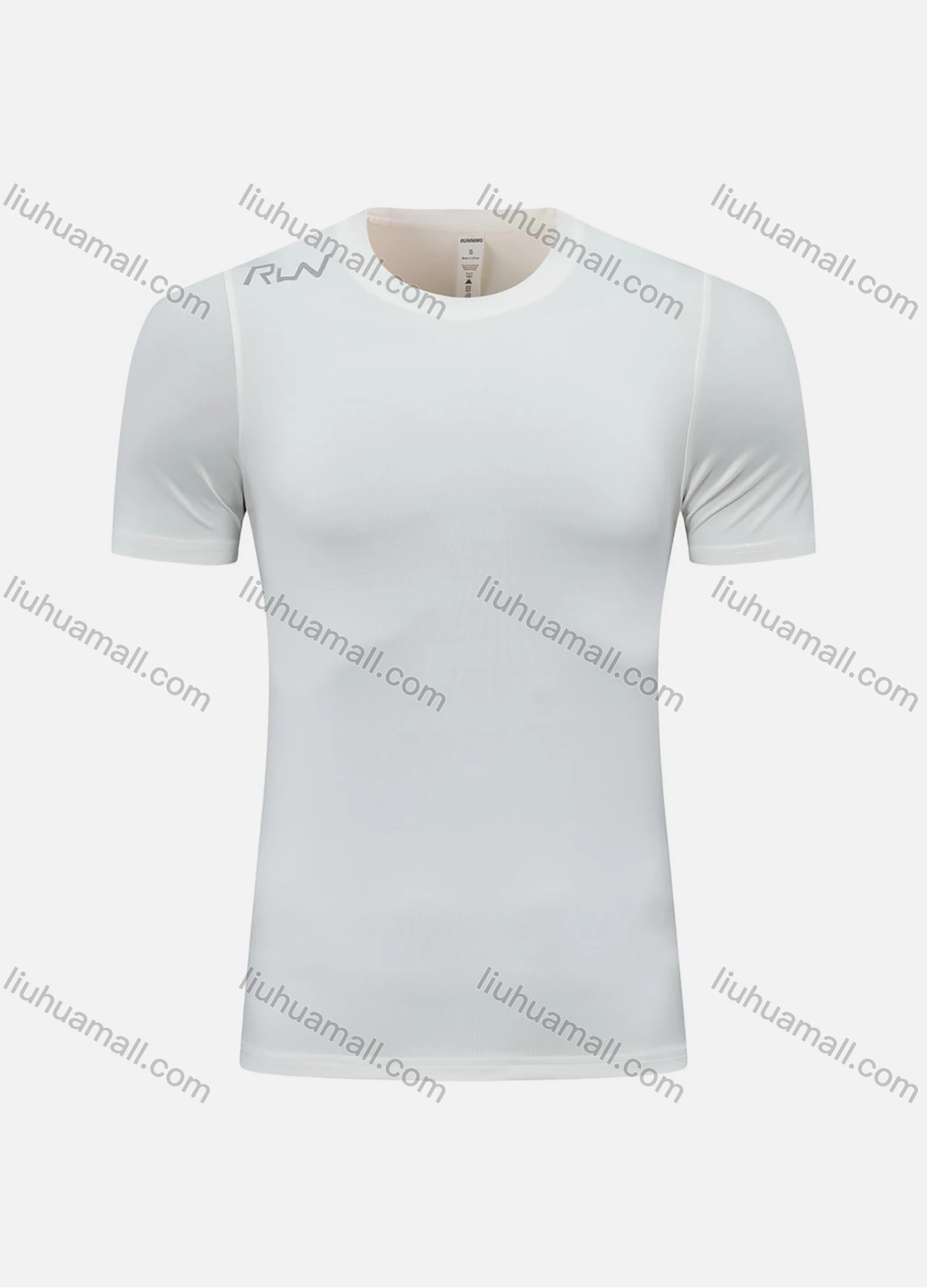 Wholesale Boy's Athletic Workout Round Neck Short Sleeve Compression Shirts 850# - Liuhuamall