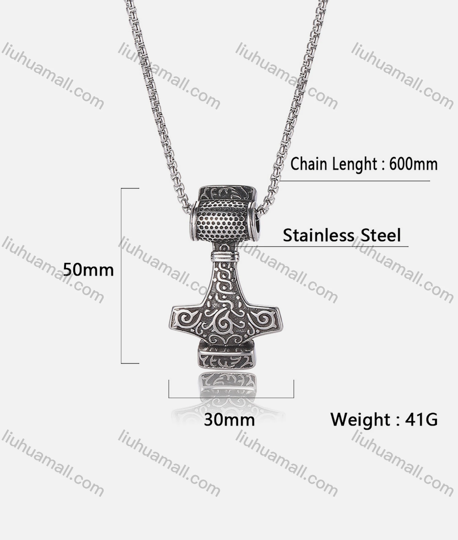 Wholesale Fashion Stainless Steel Adjustable Pendant Necklace SP0051# - Liuhuamall