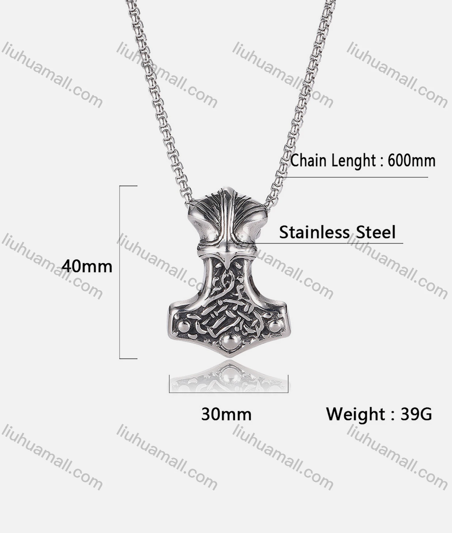 Wholesale Fashion Stainless Steel Adjustable Pendant Necklace SP0427# - Liuhuamall