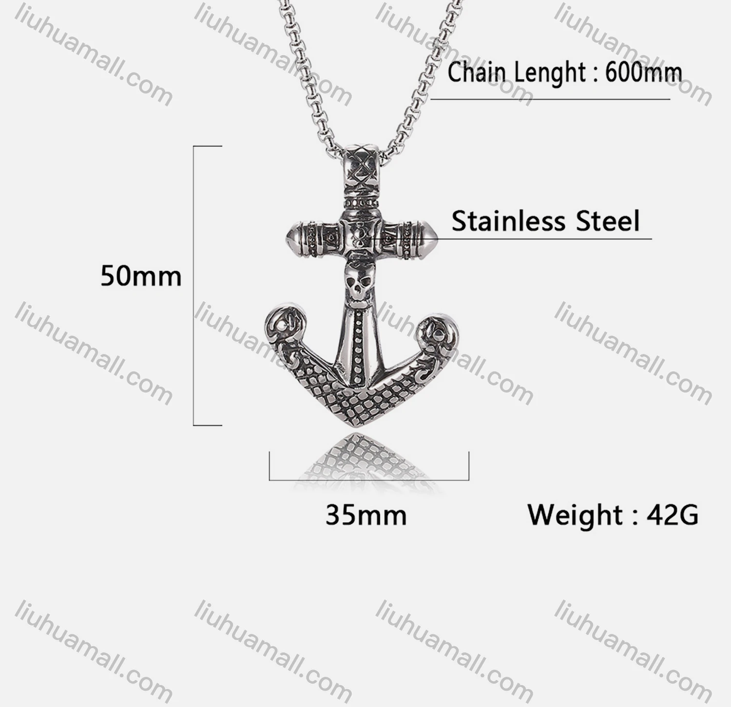 Wholesale Fashion Stainless Steel Adjustable Pendant Necklace SP0055# - Liuhuamall