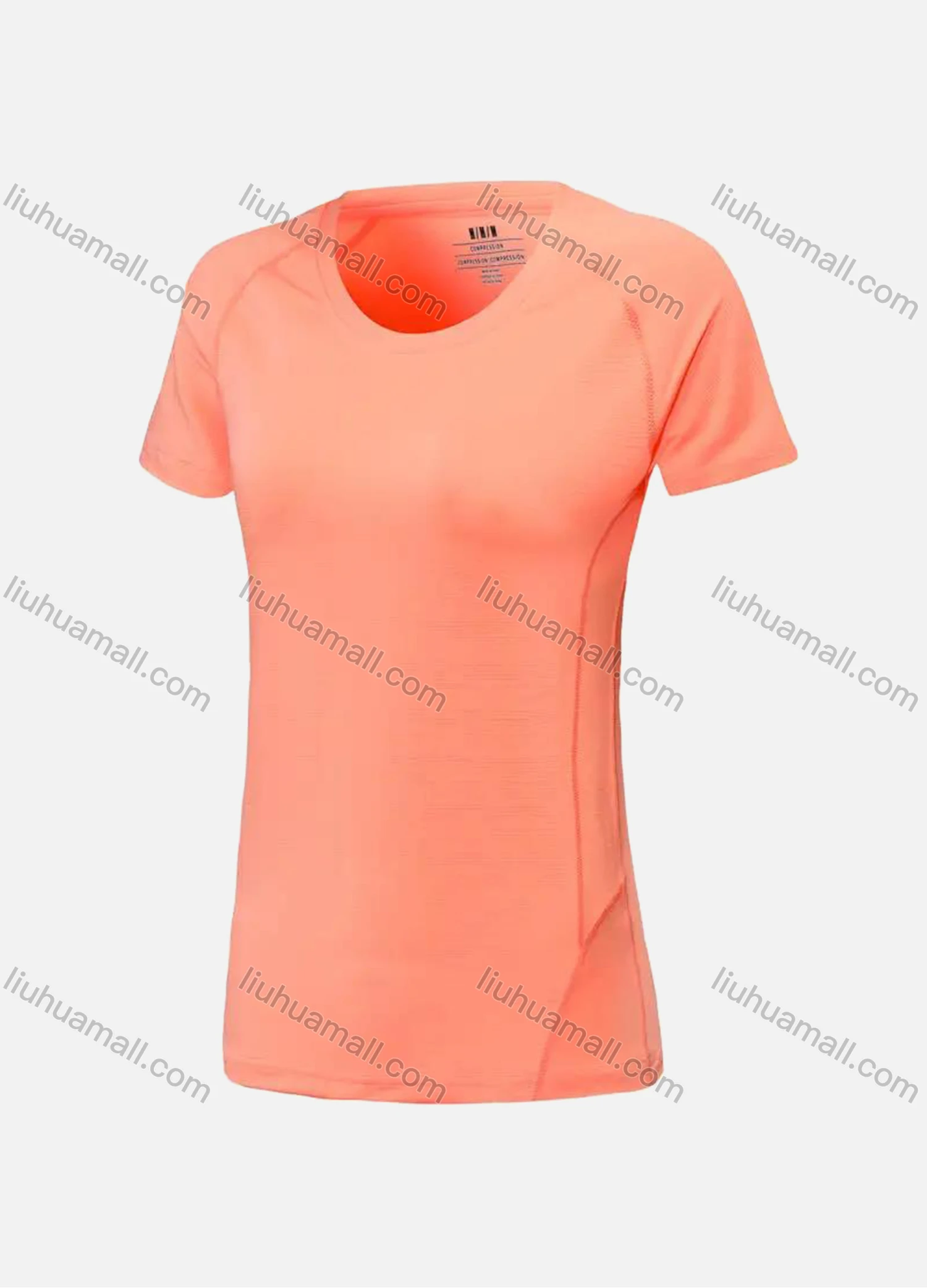 Wholesale Women's Casual & Athletic Workout Plain Short Sleeve Quick Dry Round Neck Tee 0502# - Liuhuamall