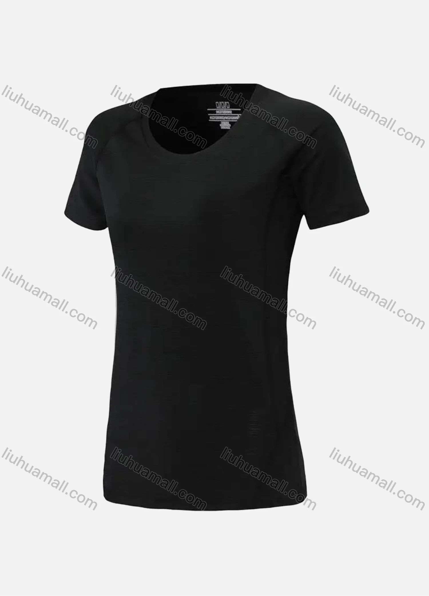 Wholesale Women's Casual & Athletic Workout Plain Short Sleeve Quick Dry Round Neck Tee 0502# - Liuhuamall