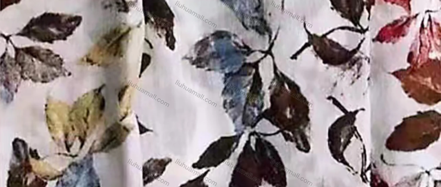 Wholesale Women's Elegant 3/4 Sleeve Floral Print Splicing Maxi Dress - Liuhuamall